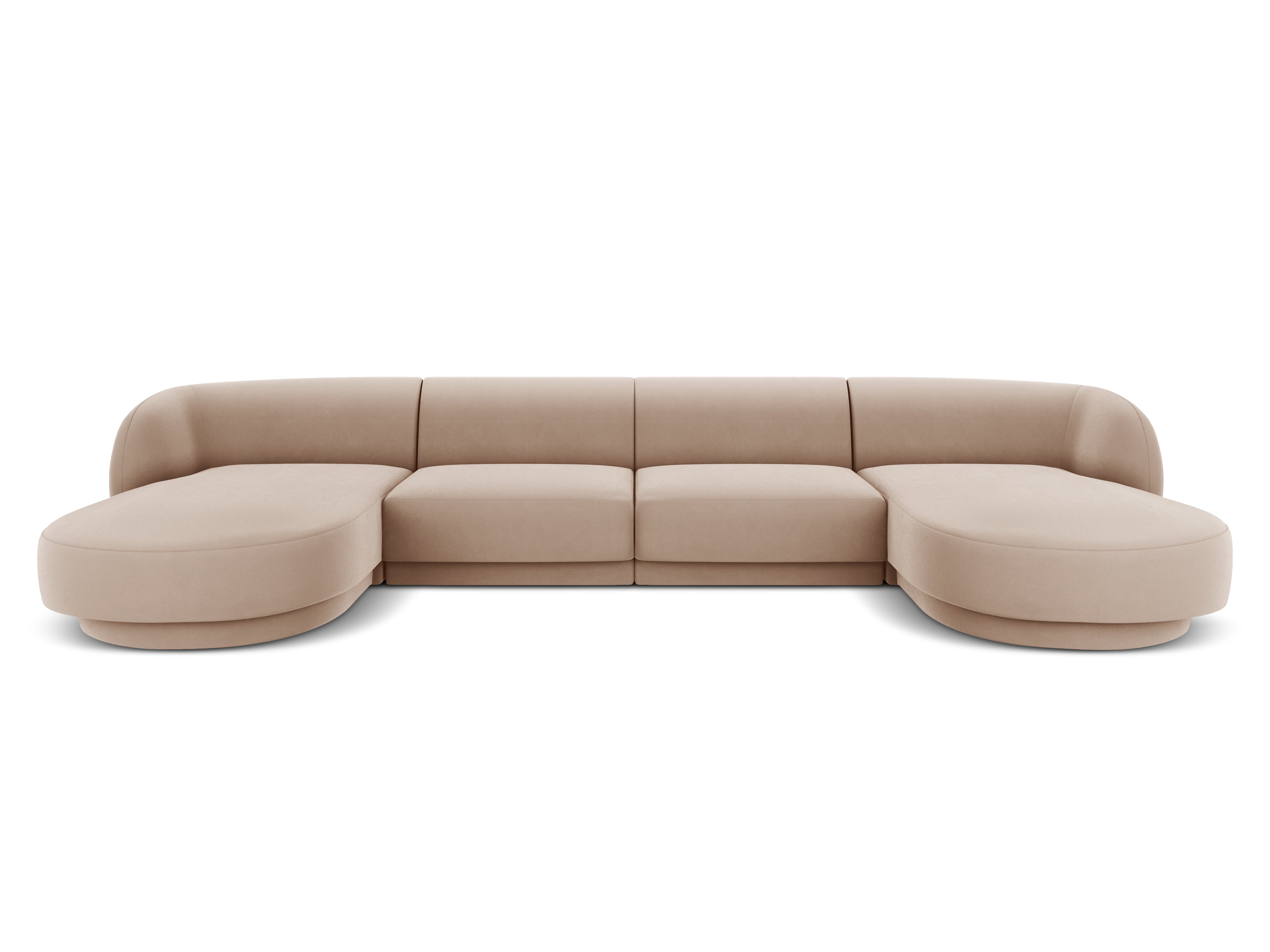 Kotna garnitura Miley 330x156 cm, Material: žamet