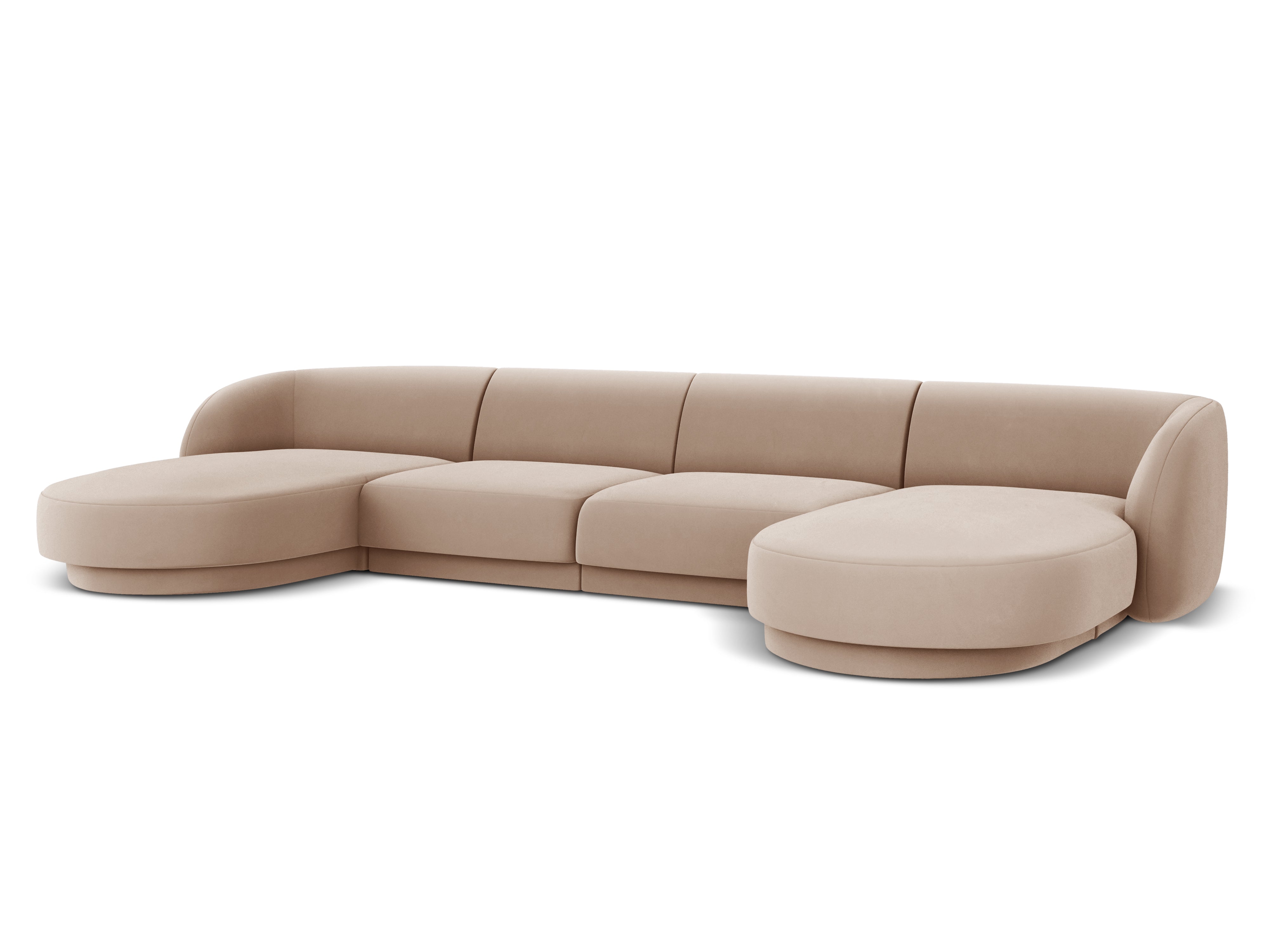 Kotna garnitura Miley 330x156 cm, Material: žamet