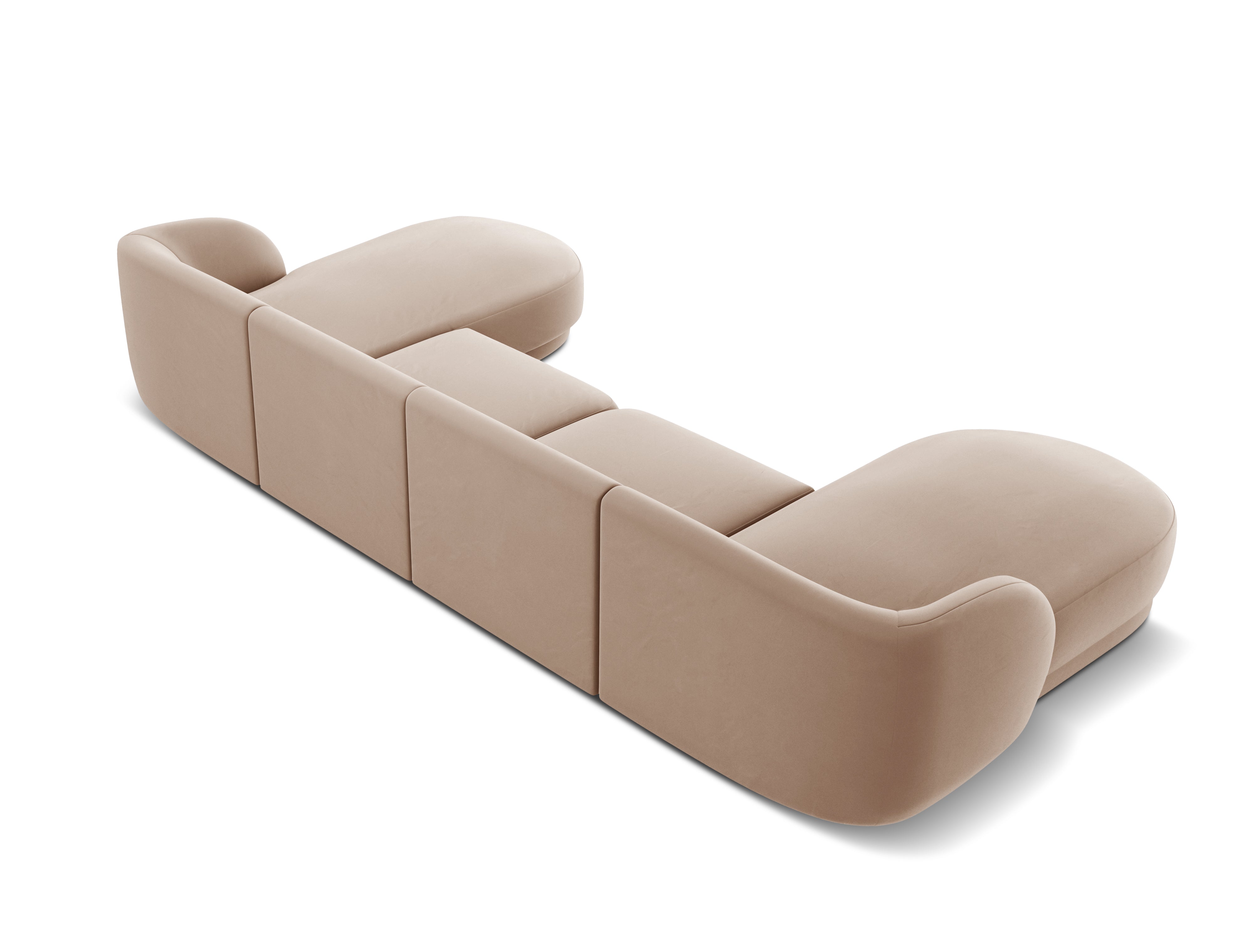 Kotna garnitura Miley 330x156 cm, Material: žamet