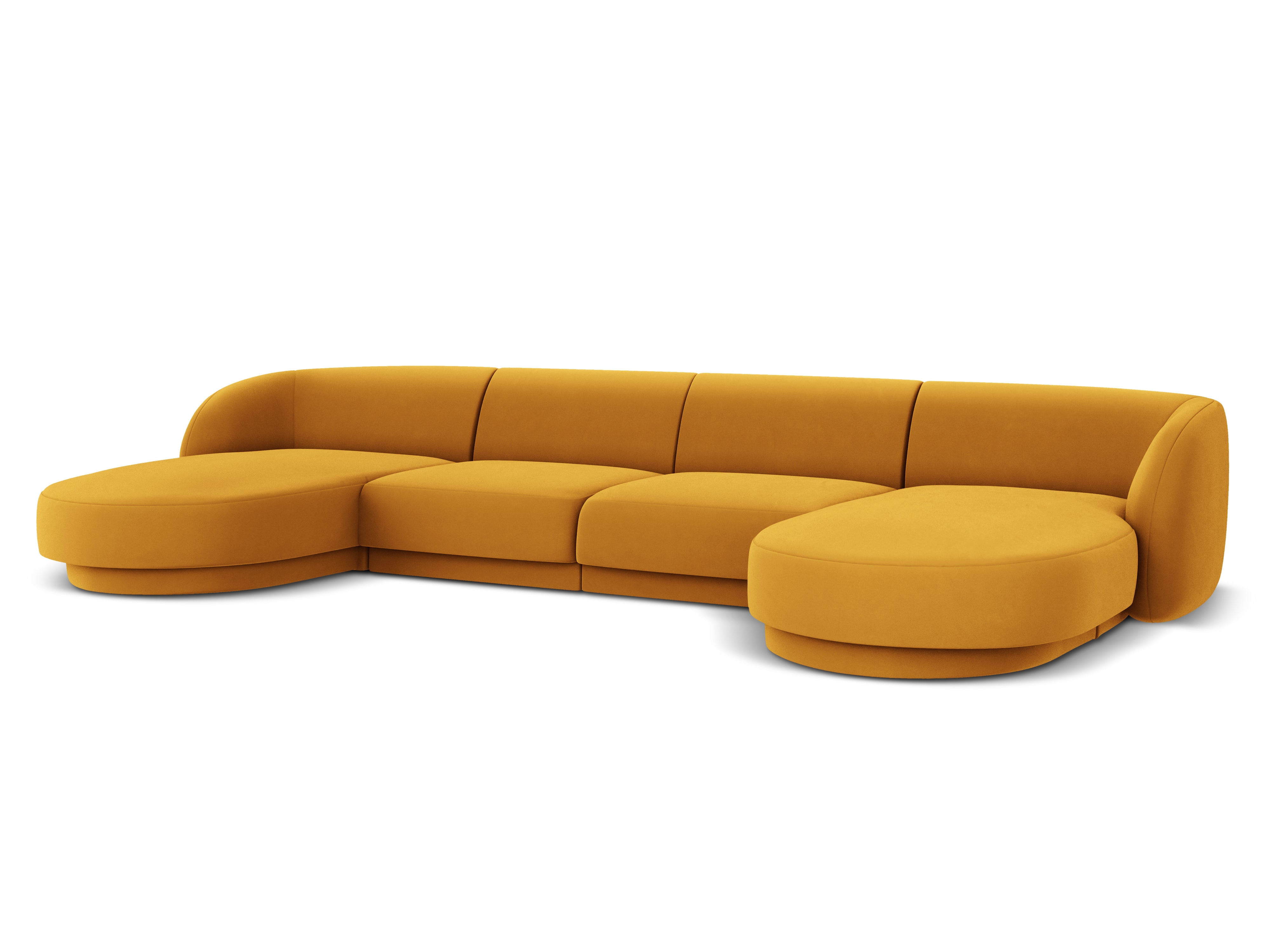 Kotna garnitura Miley 330x156 cm, Material: žamet