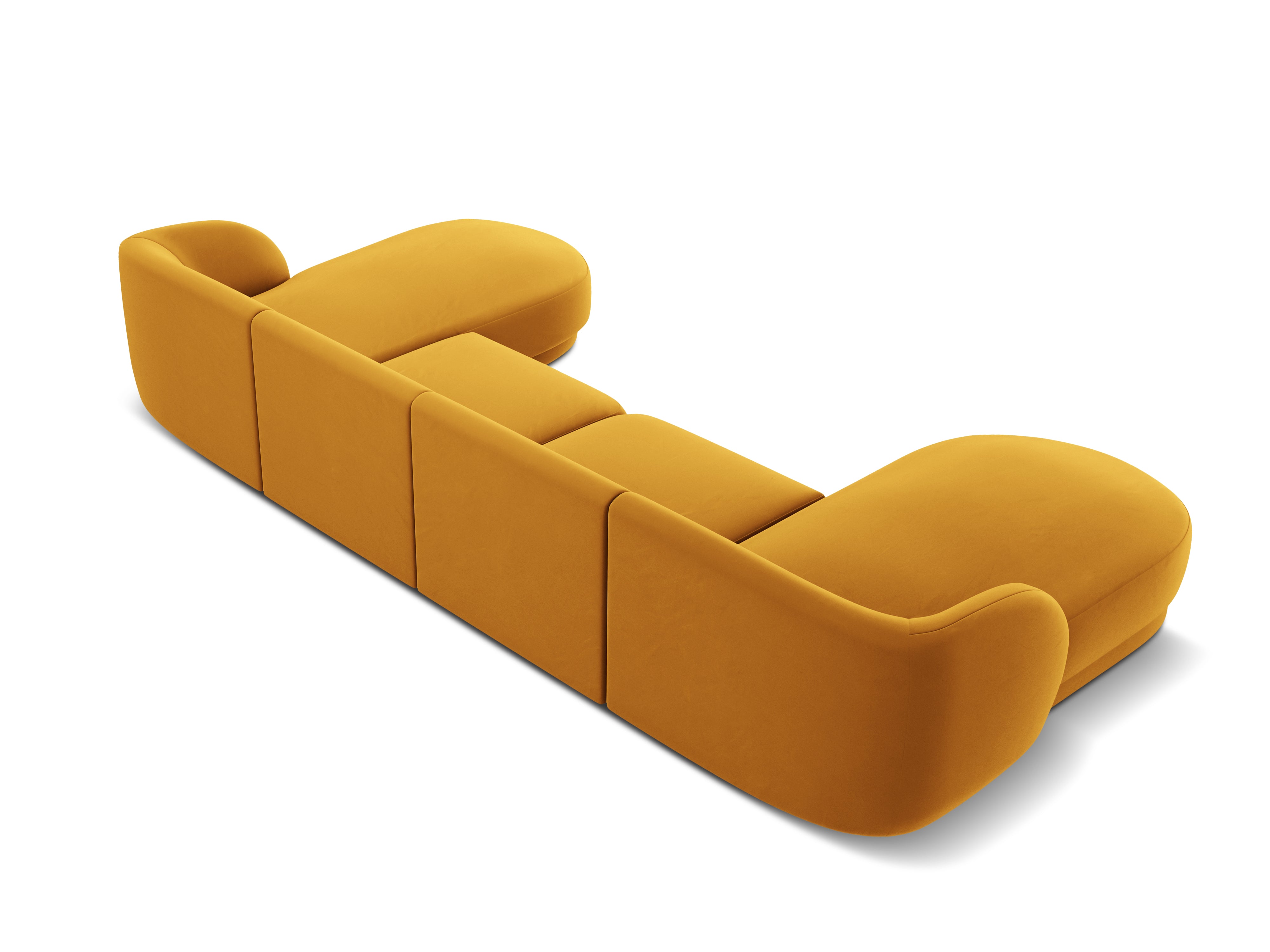 Kotna garnitura Miley 330x156 cm, Material: žamet