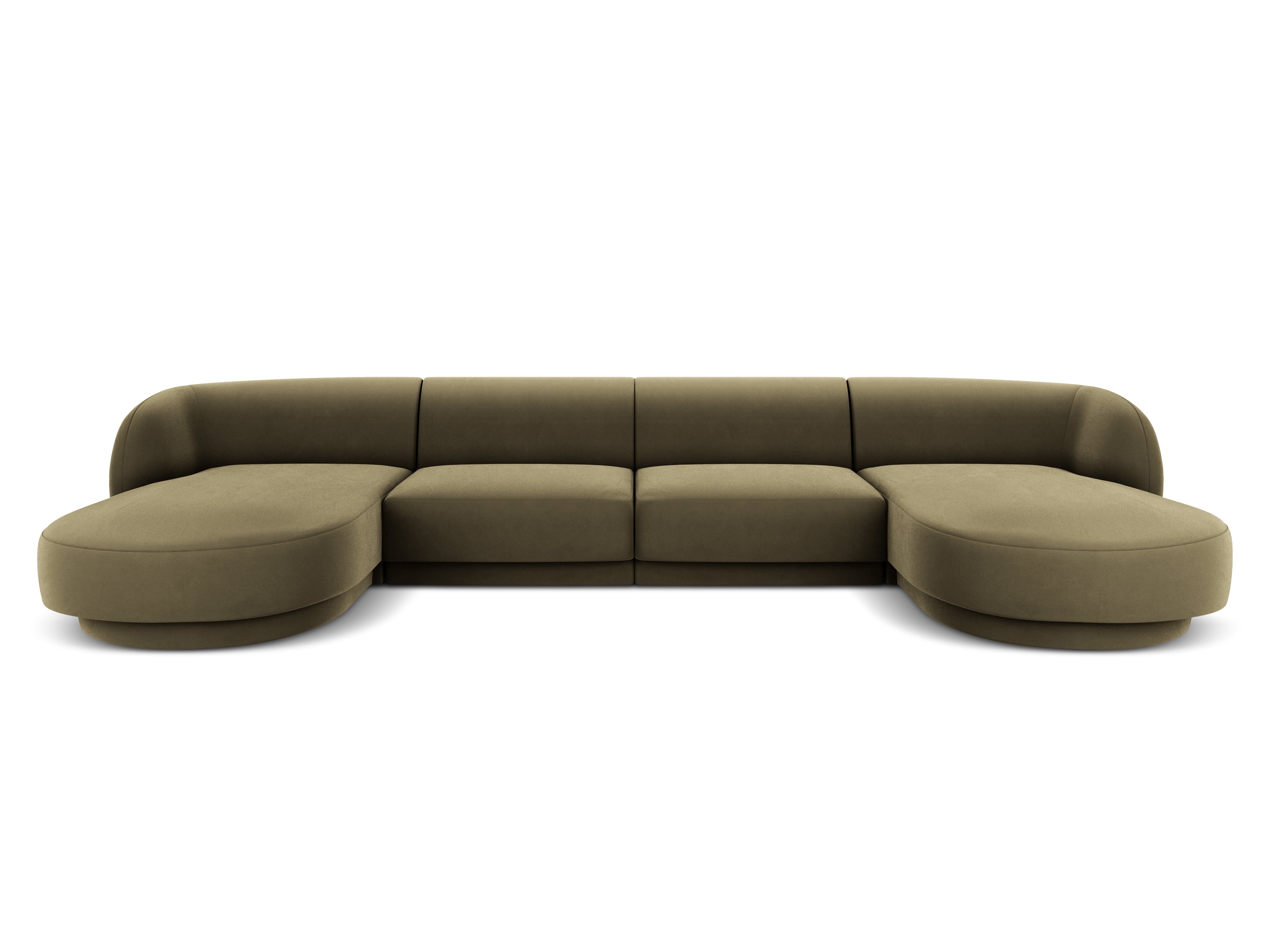 Kotna garnitura Miley 330x156 cm, Material: žamet