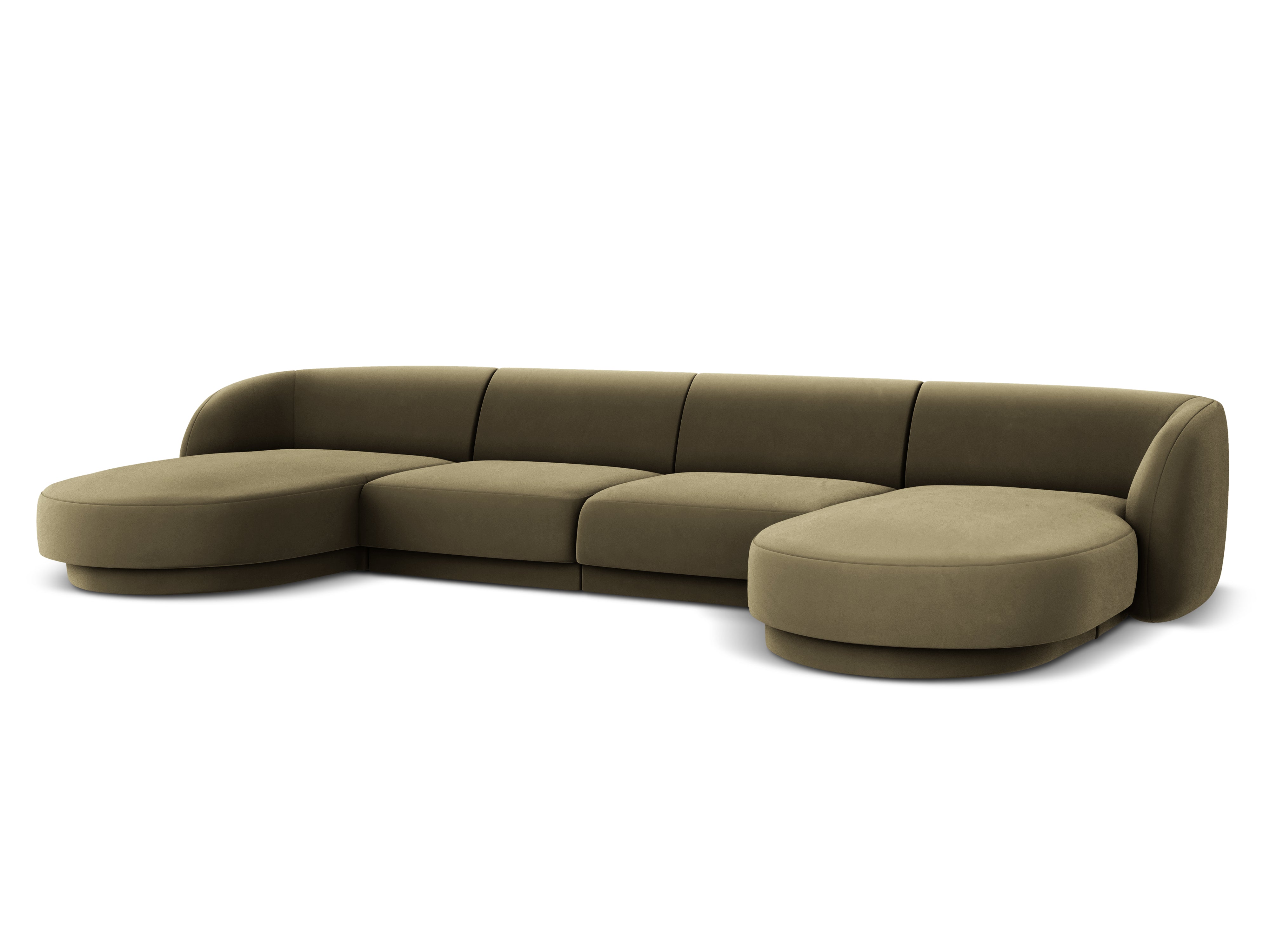 Kotna garnitura Miley 330x156 cm, Material: žamet