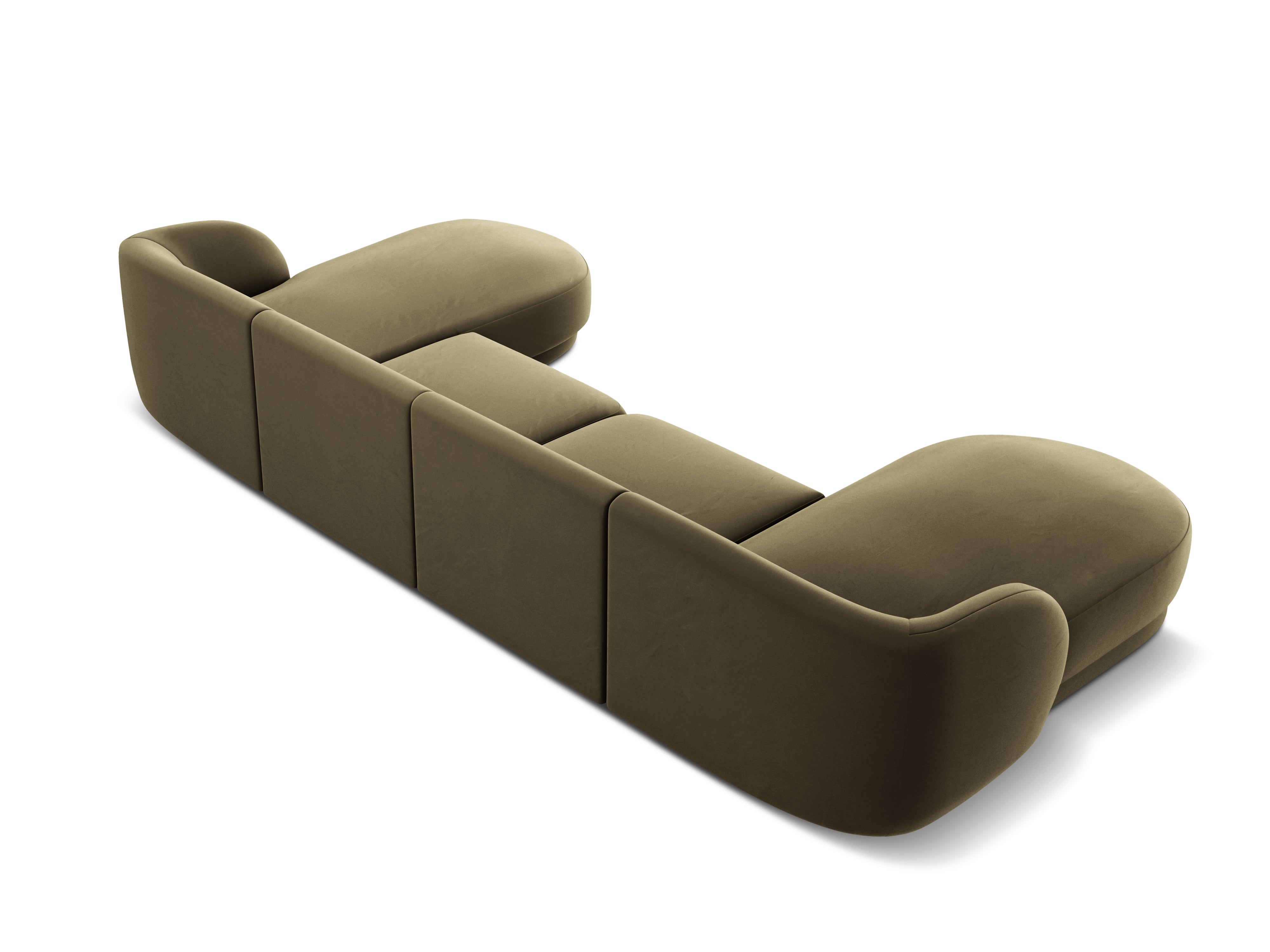 Kotna garnitura Miley 330x156 cm, Material: žamet