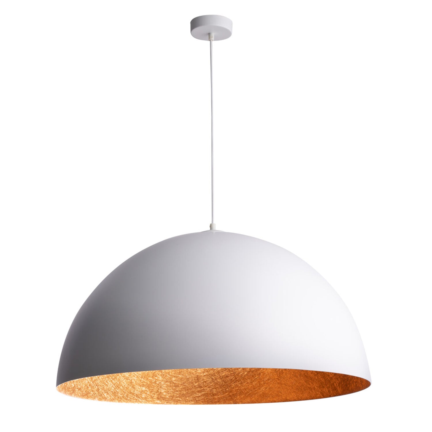 Viseča svetilka Krogla bela