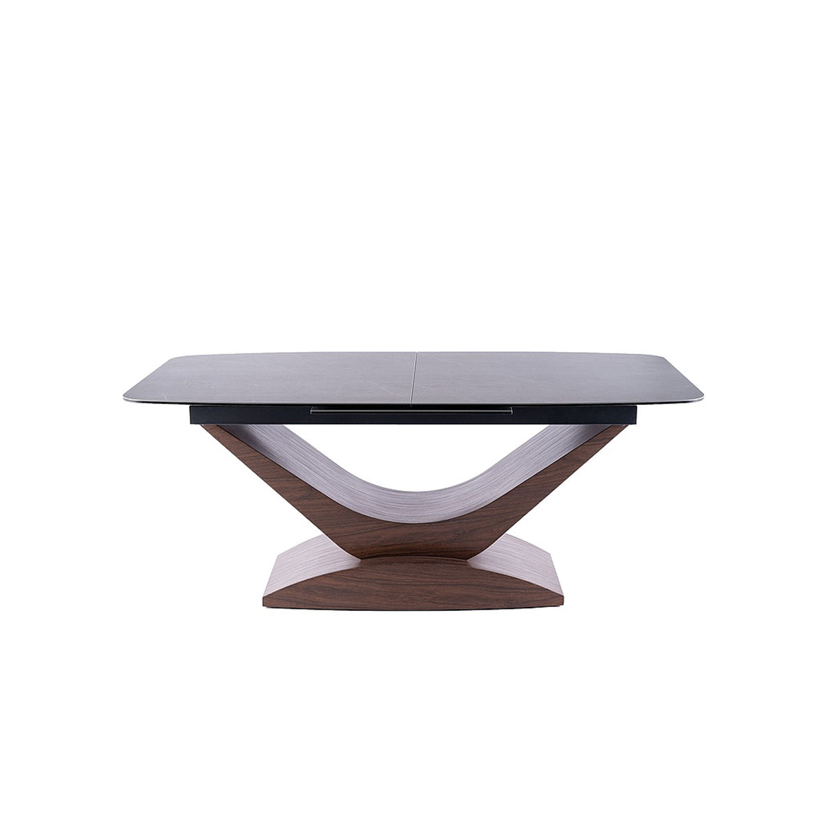 Jedilna miza Dolce 180/240x95cm, Material: Kaljeno steklo, Keramika