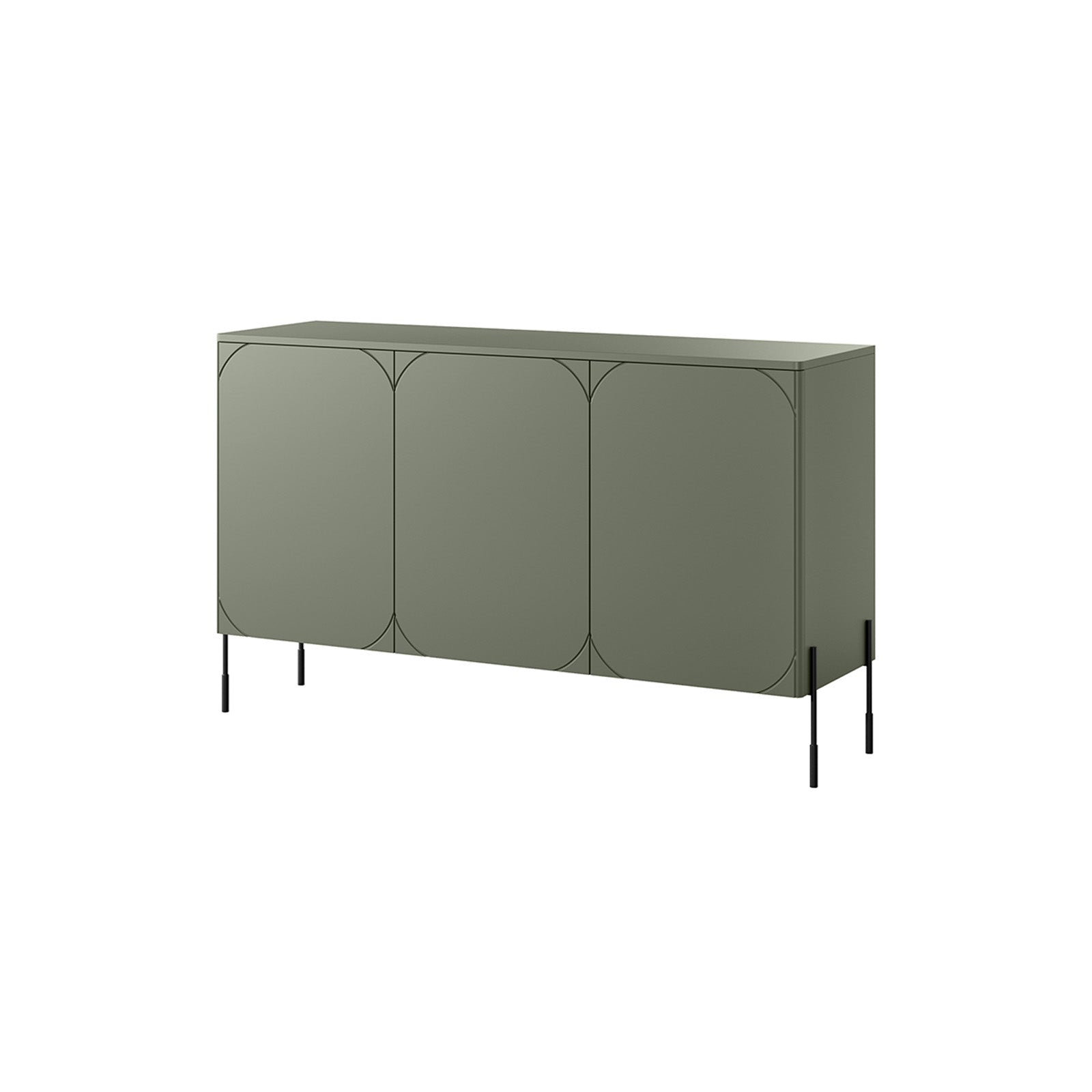 Sonatia komoda 150 cm, 3 vrata in 4 predali, Material: MDF