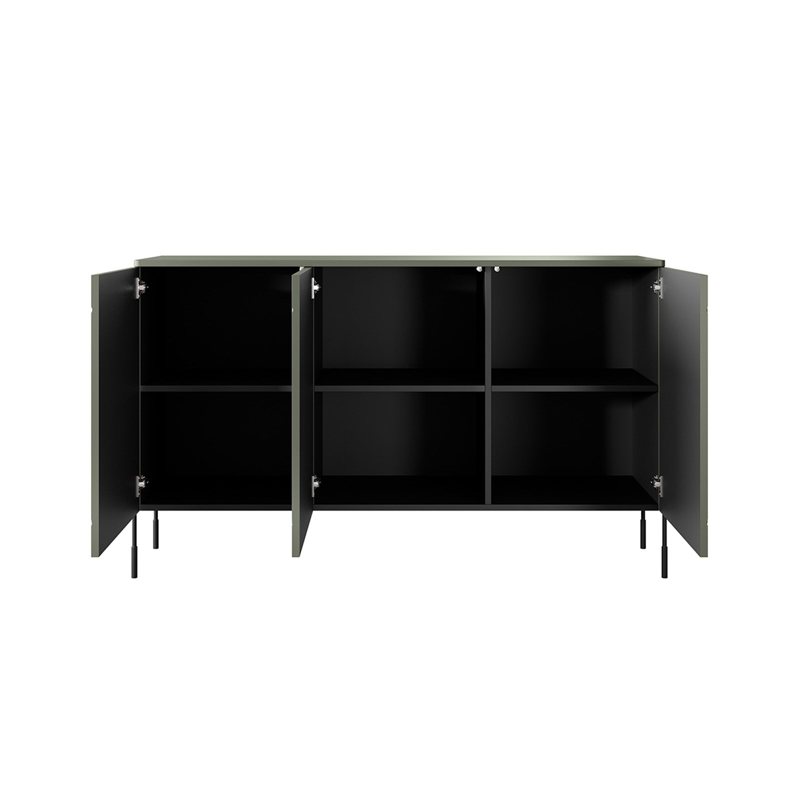 Sonatia komoda 150 cm, 3 vrata, Material: MDF