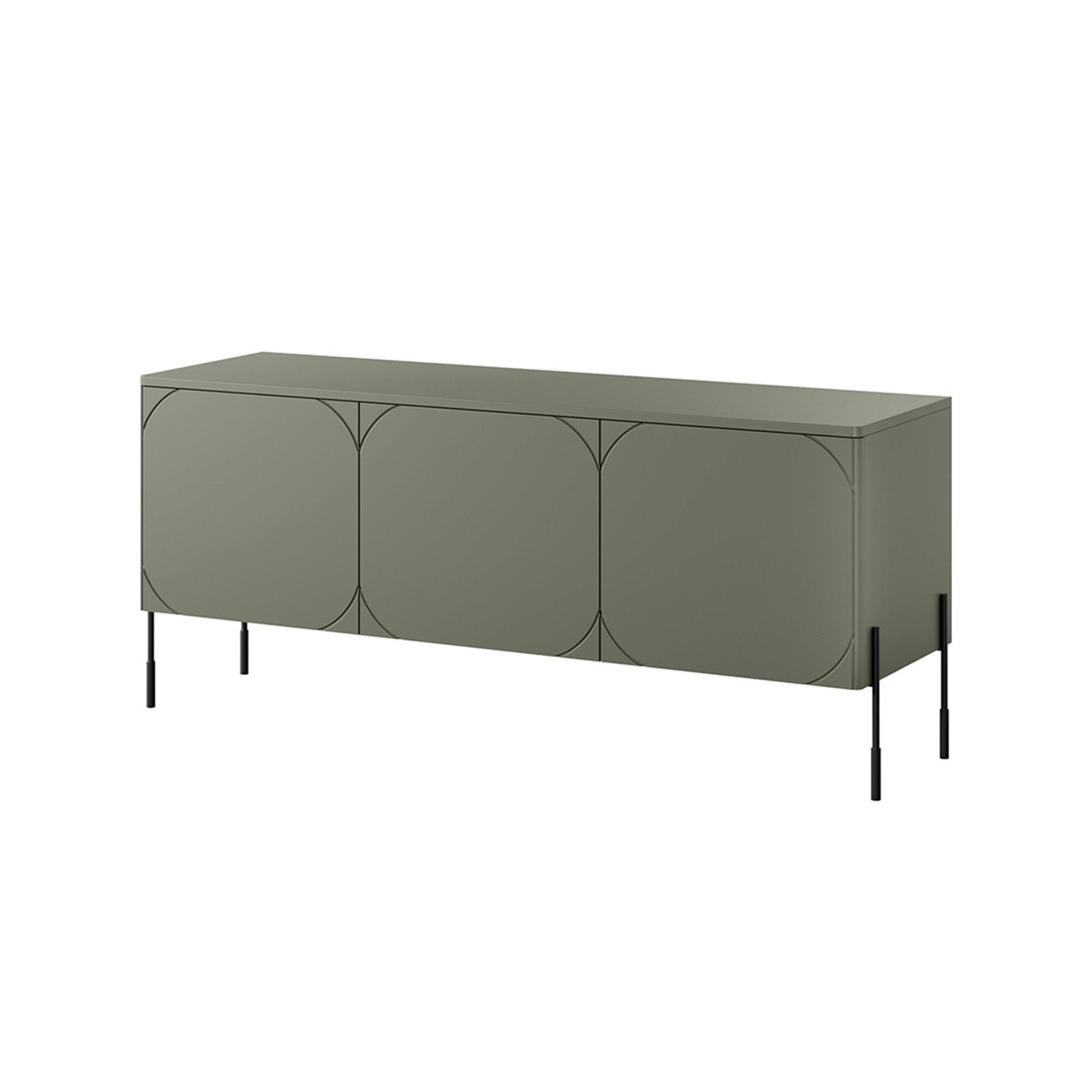 Sonatia komoda 150 cm, 3 vrata in 1 predal, Material: MDF
