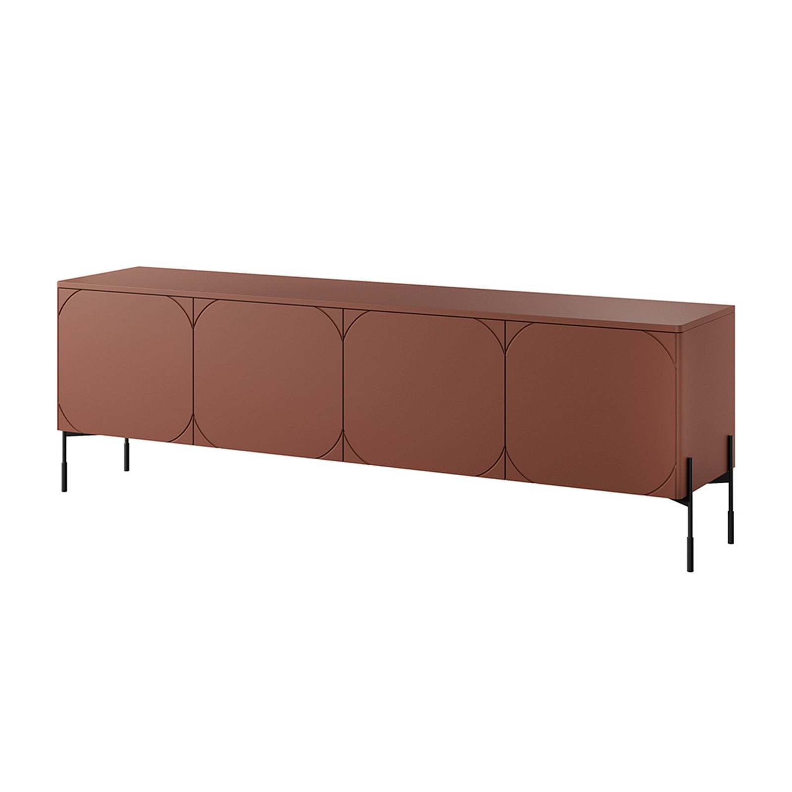 Sonatia komoda 200 cm, 4 vrata, Material: MDF