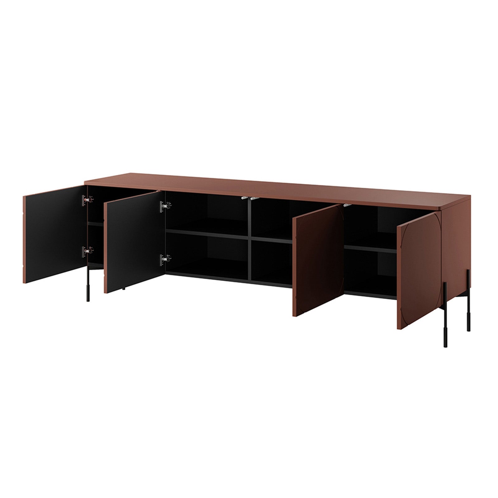 Sonatia komoda 200 cm, 4 vrata, Material: MDF