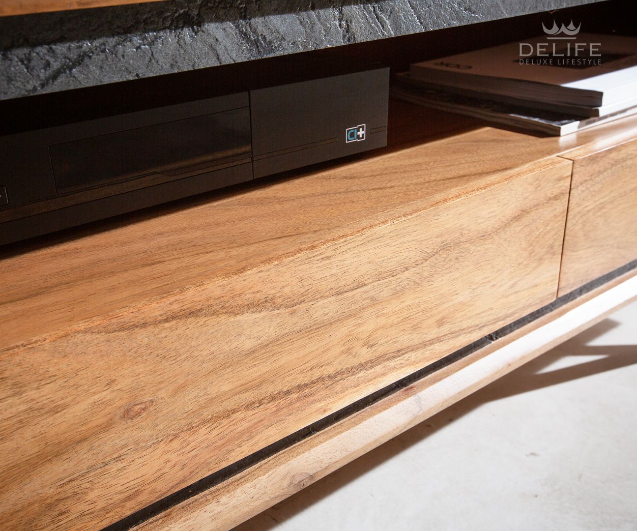 Predalnik Stonegrace 240 cm, Material: Akacija