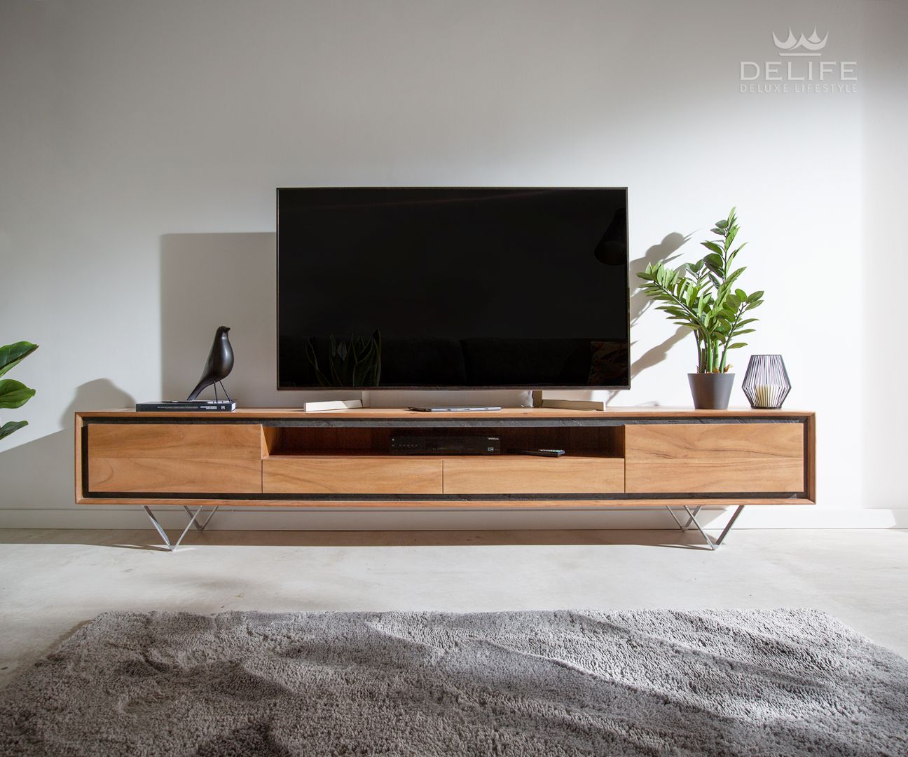 Predalnik Stonegrace 240 cm, Material: Akacija