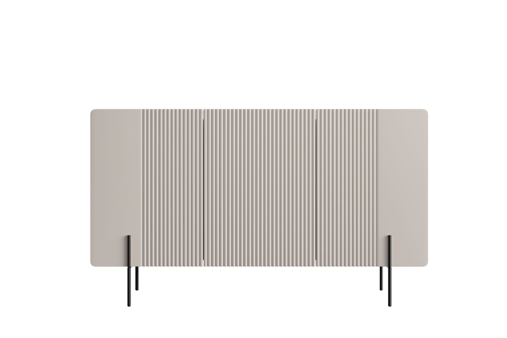 Komoda Malmi 150 cm, 3 vrata in 3 police, material: MDF