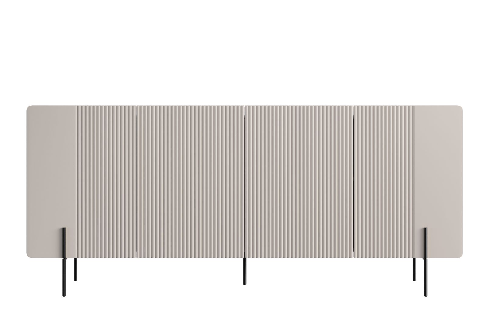 Komoda Malmi 200 cm, 4 vrata in 4 police, material: MDF