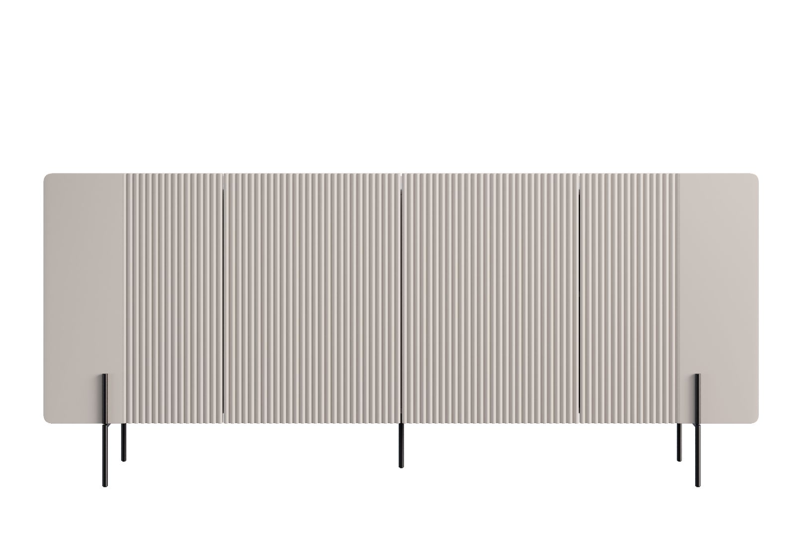 Komoda Malmi 200 cm, 4 vrata in 4 police, material: MDF