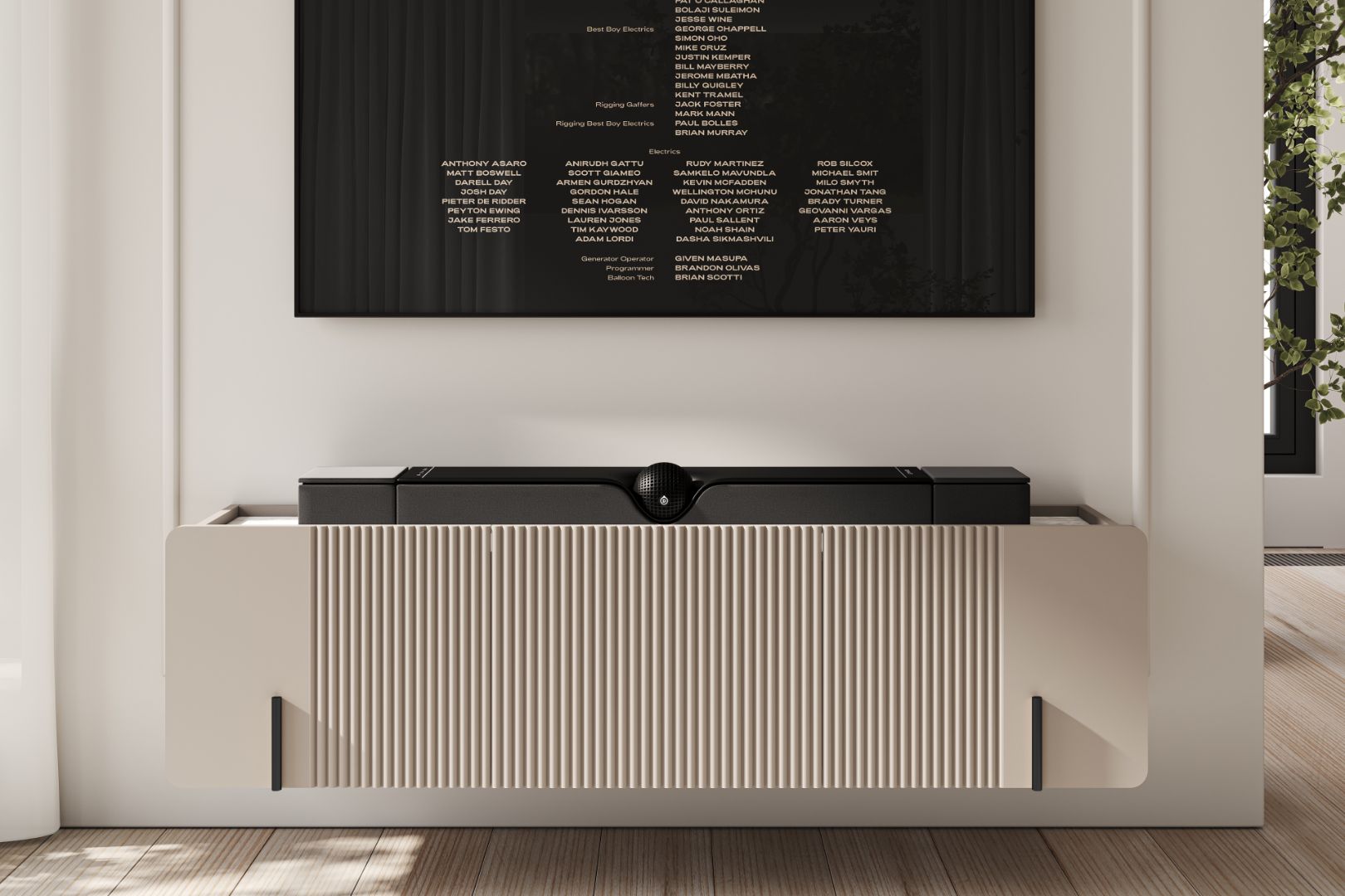TV komoda Malmi 150cm, 2 vrata in 1 predal, material: MDF