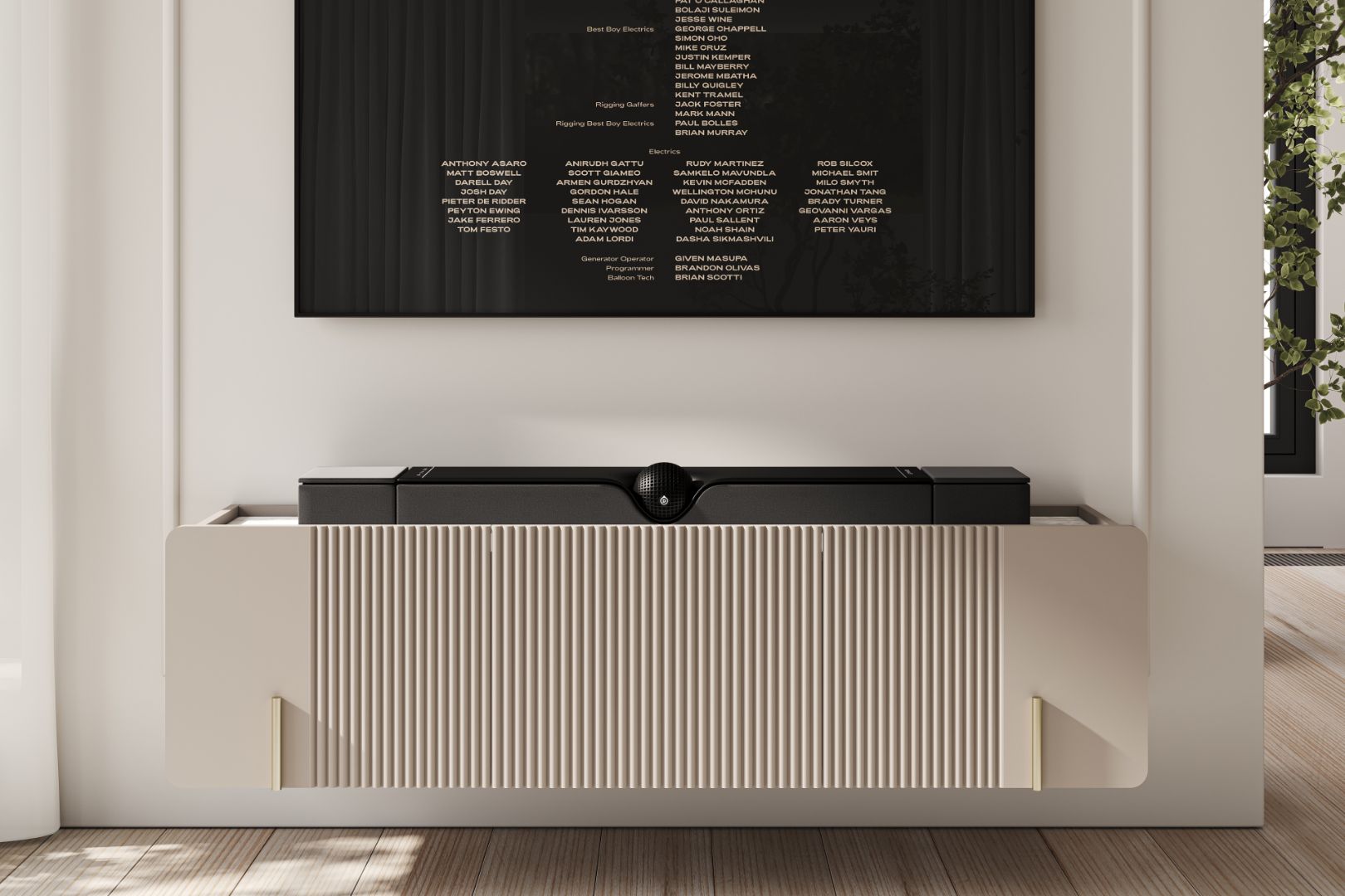 TV komoda Malmi 150cm, 2 vrata in 1 predal, material: MDF