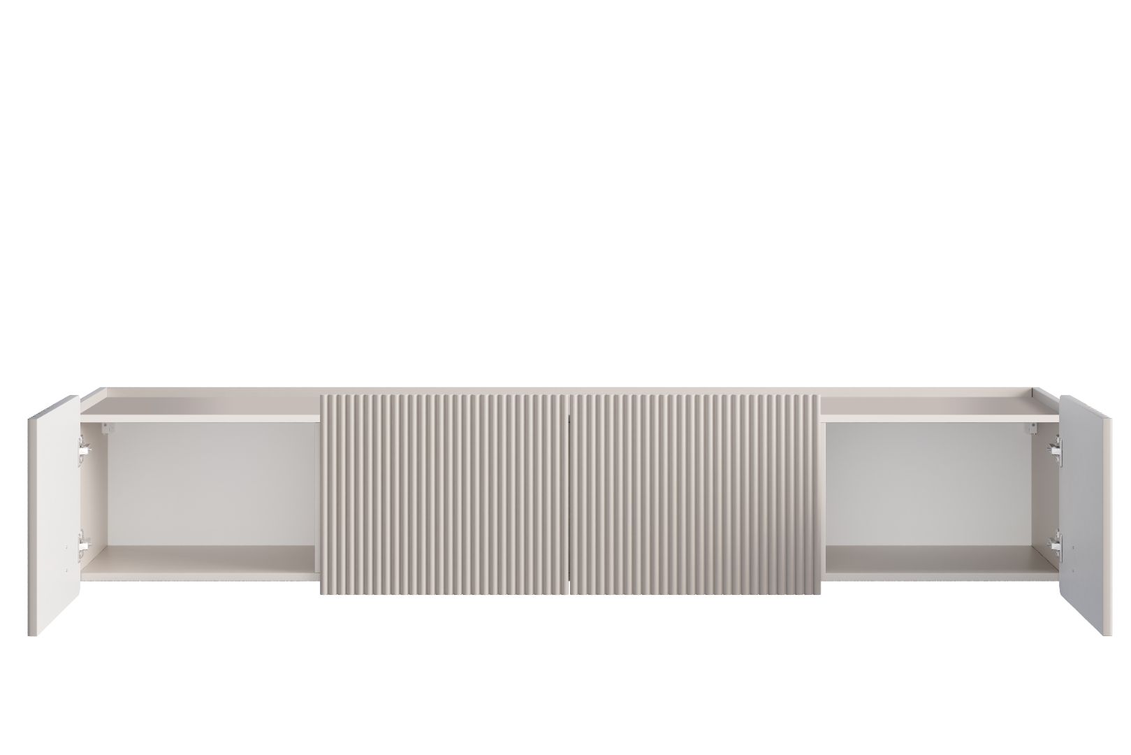 TV komoda Malmi 200cm, 2 vrata in 2 predala, material: MDF