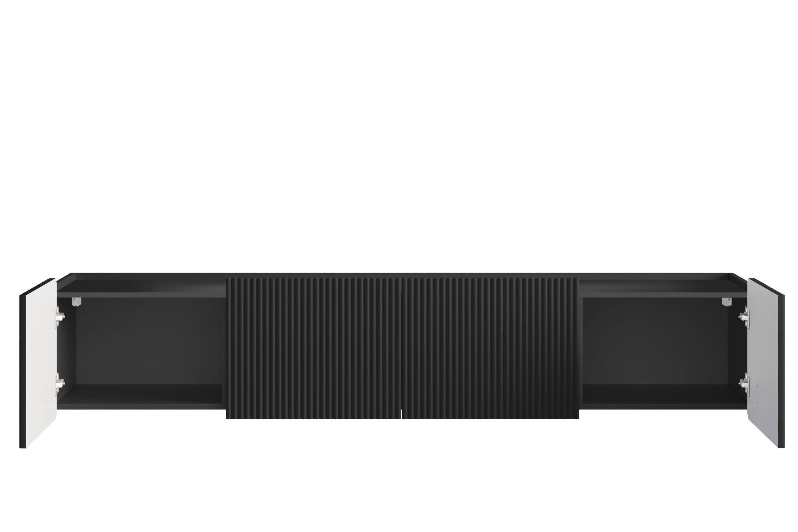 TV komoda Malmi 200cm, 2 vrata in 2 predala, material: MDF