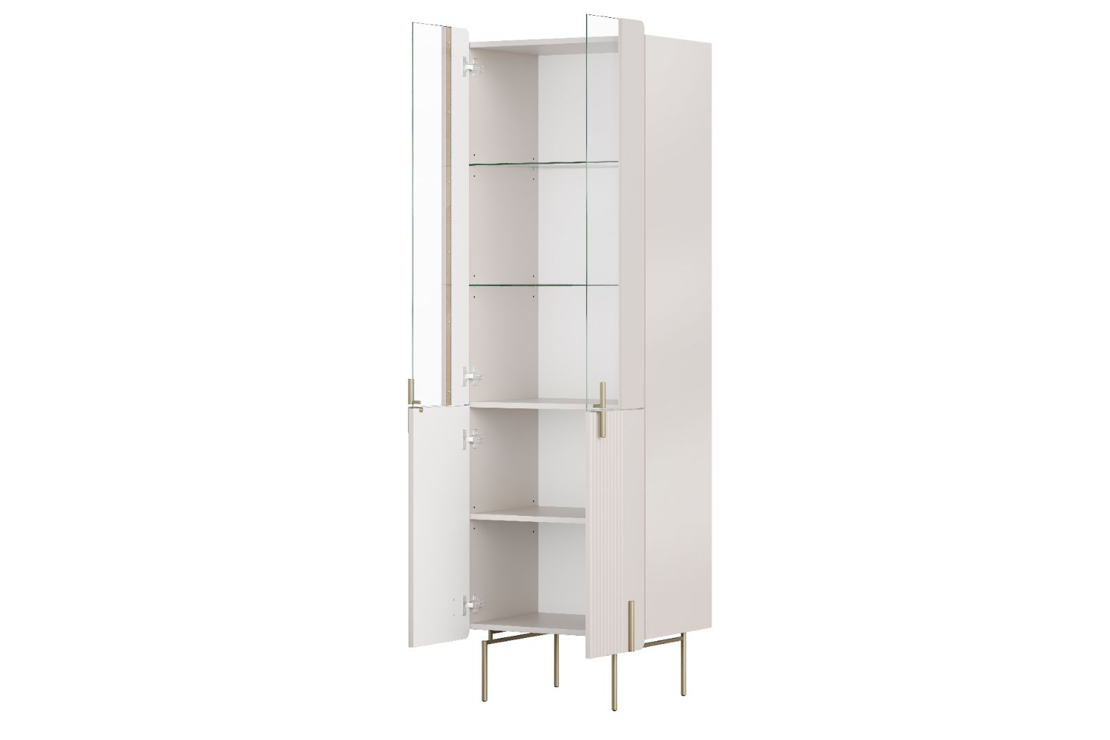 Vitrina Malmi 190cm, Material: MDF, Melaminska plošča