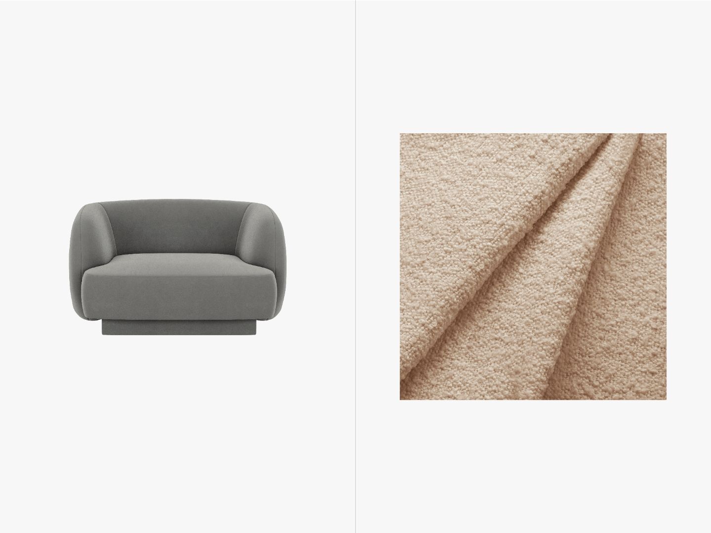 Fotelj Miley, 103x90cm, Material: Žamet