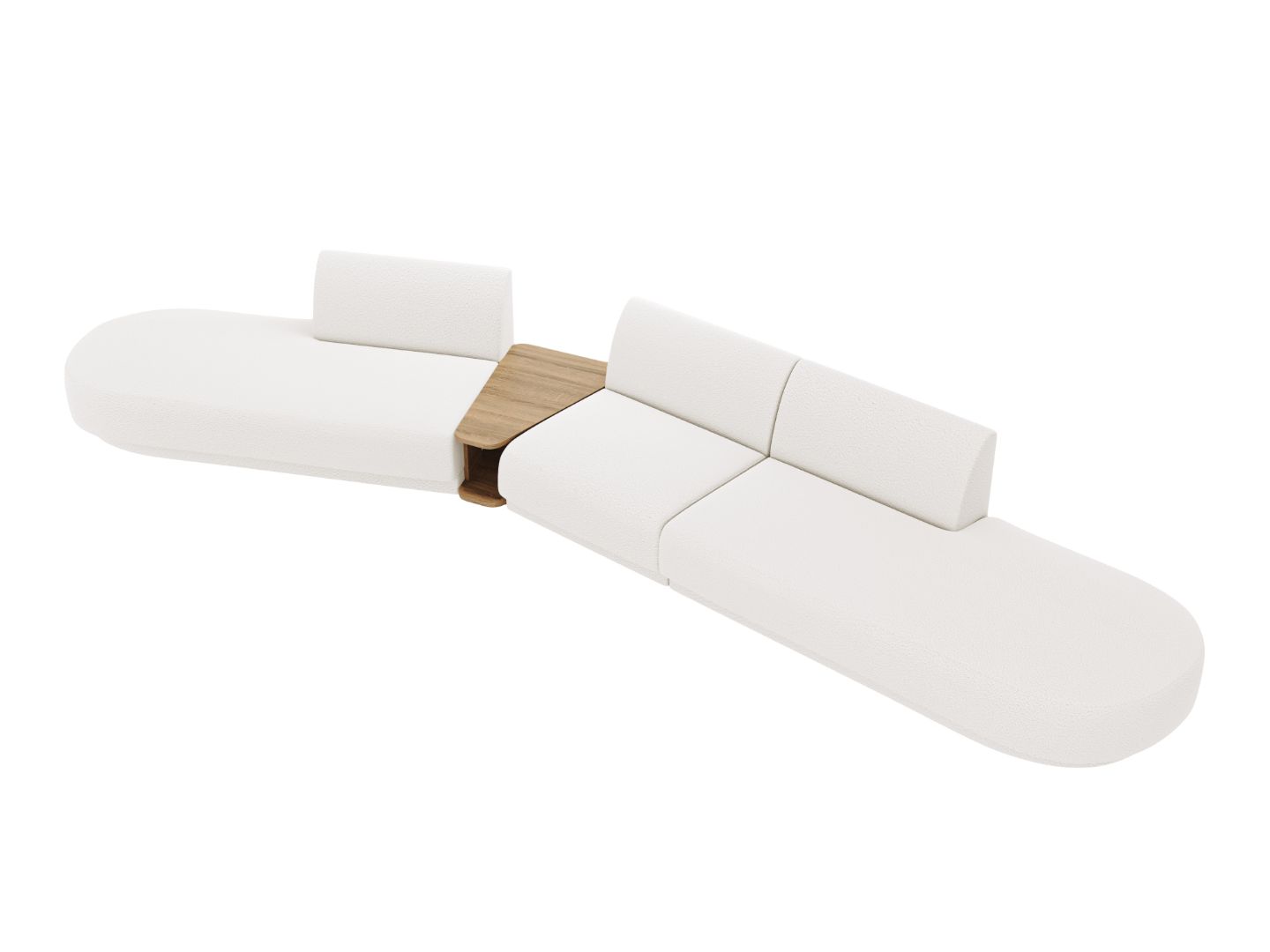 Kavč Miley 430x154cm, Material: Boucle