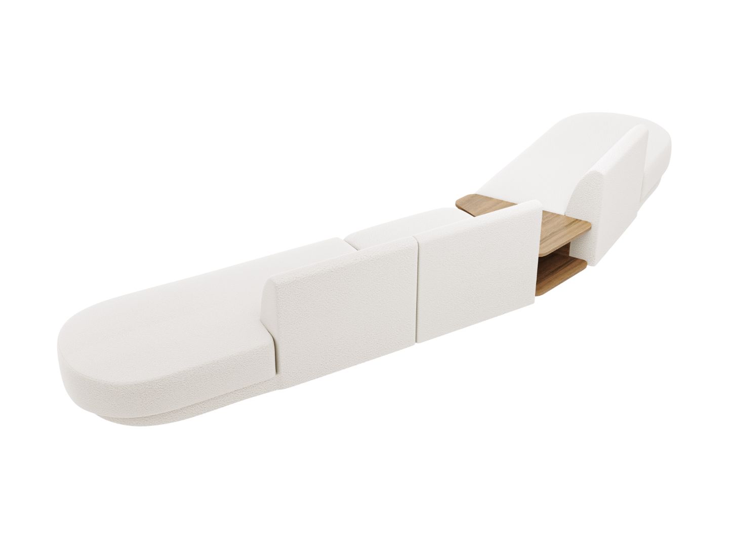 Kavč Miley 430x154cm, Material: Boucle