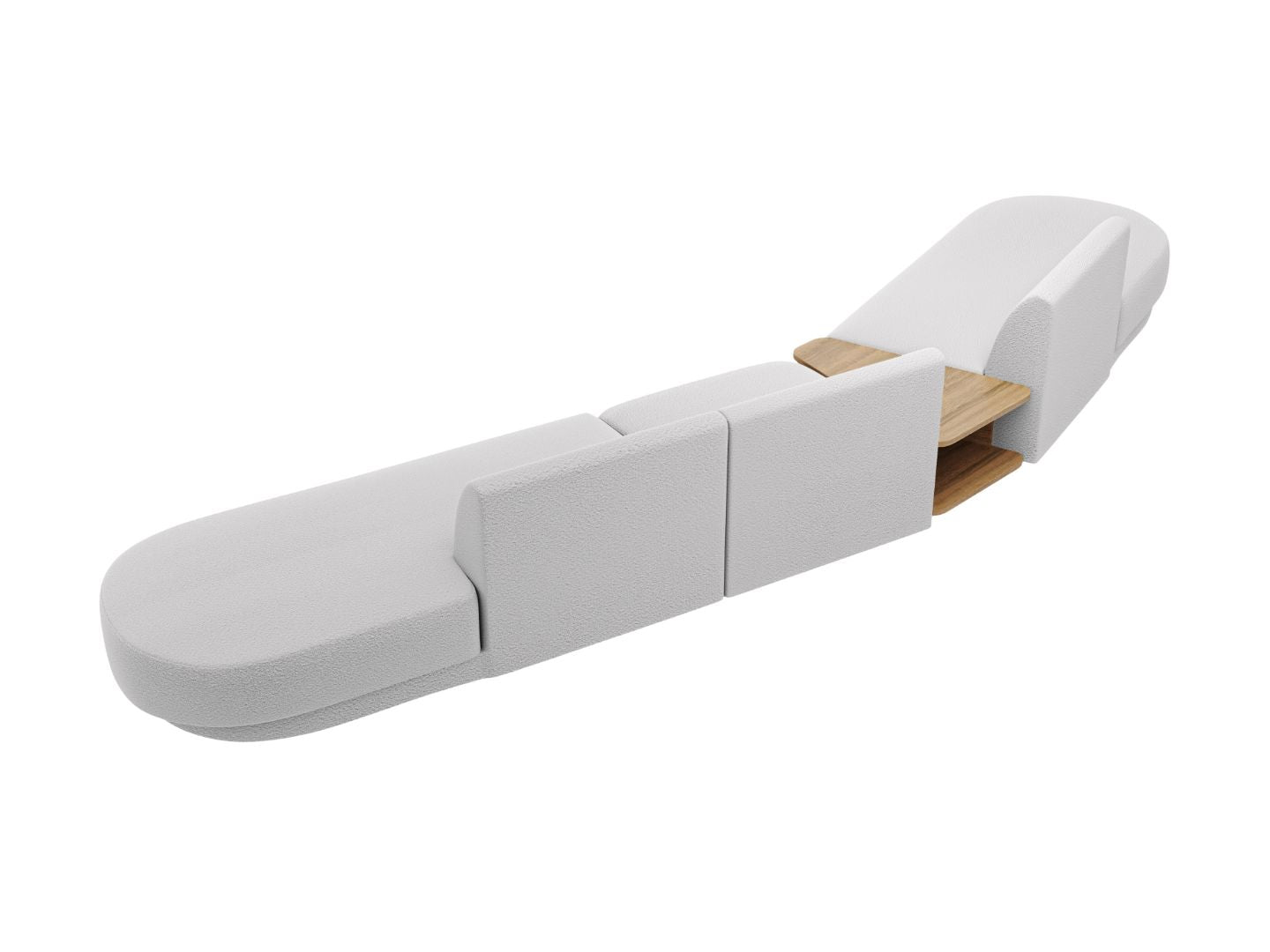 Kavč Miley 430x154cm, Material: Boucle