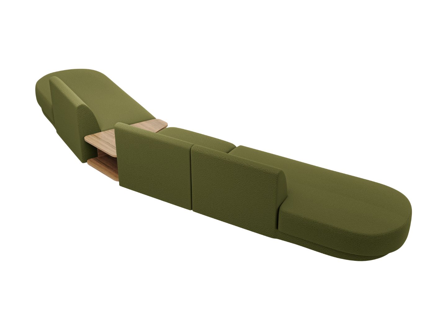 Kavč Miley 430x154cm, Material: Boucle