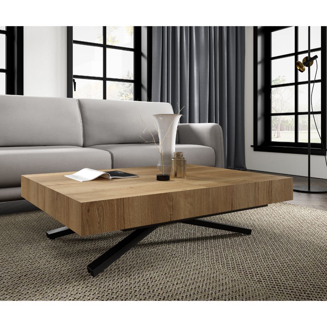 Klubska mizica Sanna X 120/200x90cm, Material: Izbira materiala