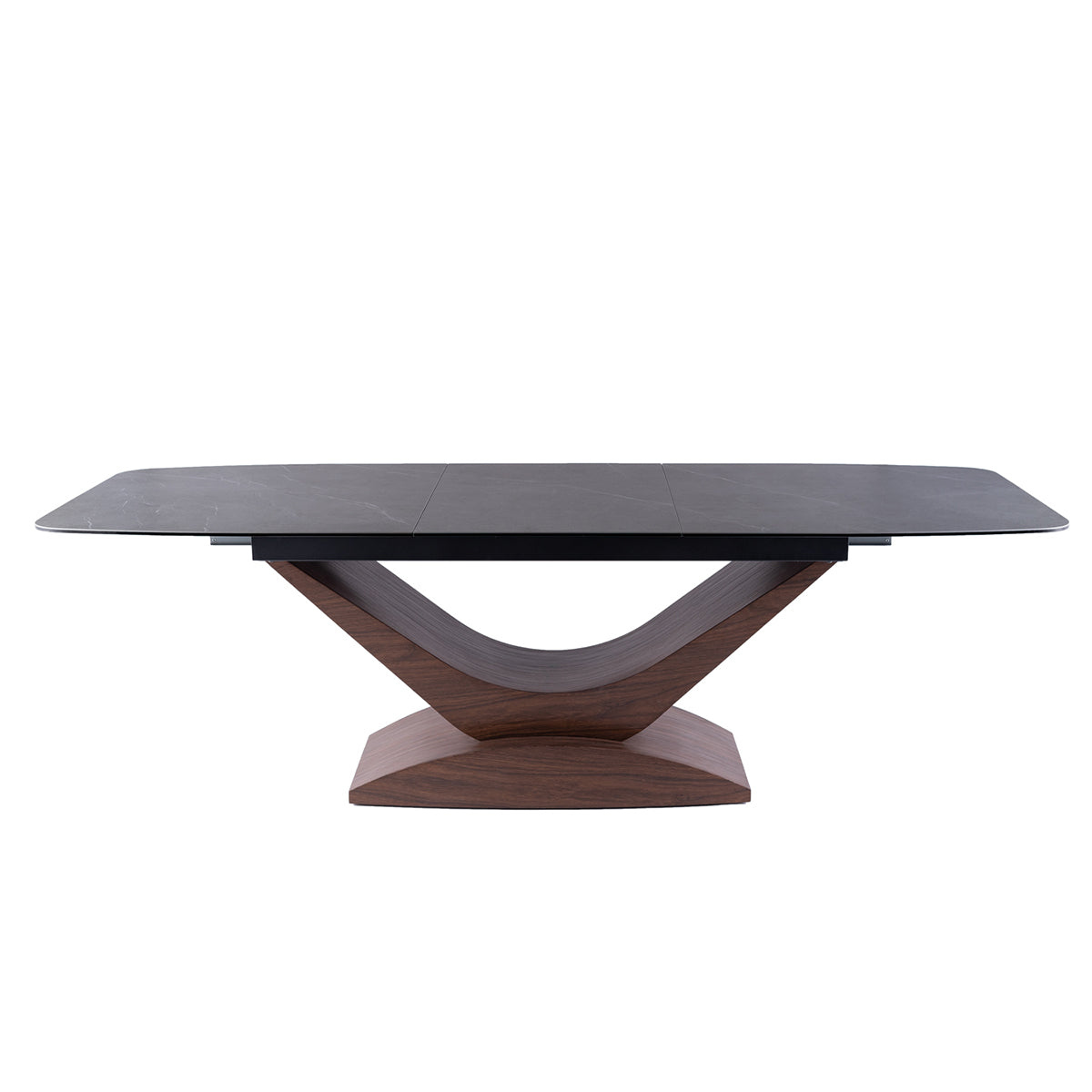 Jedilna miza Dolce 180/240x95cm, Material: Kaljeno steklo, Keramika