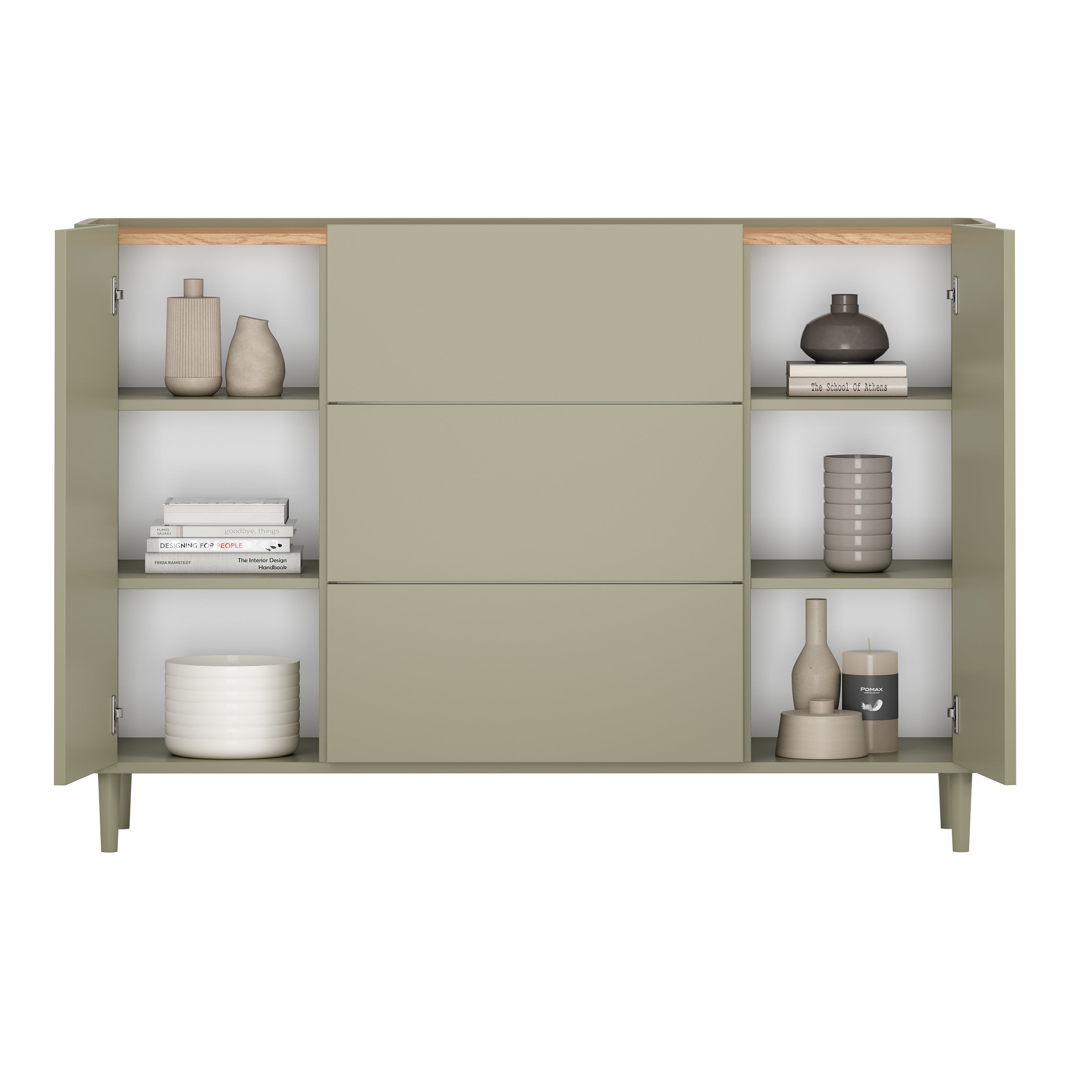 Komoda Elivo 150cm, Material: MDF, melaminska plošča