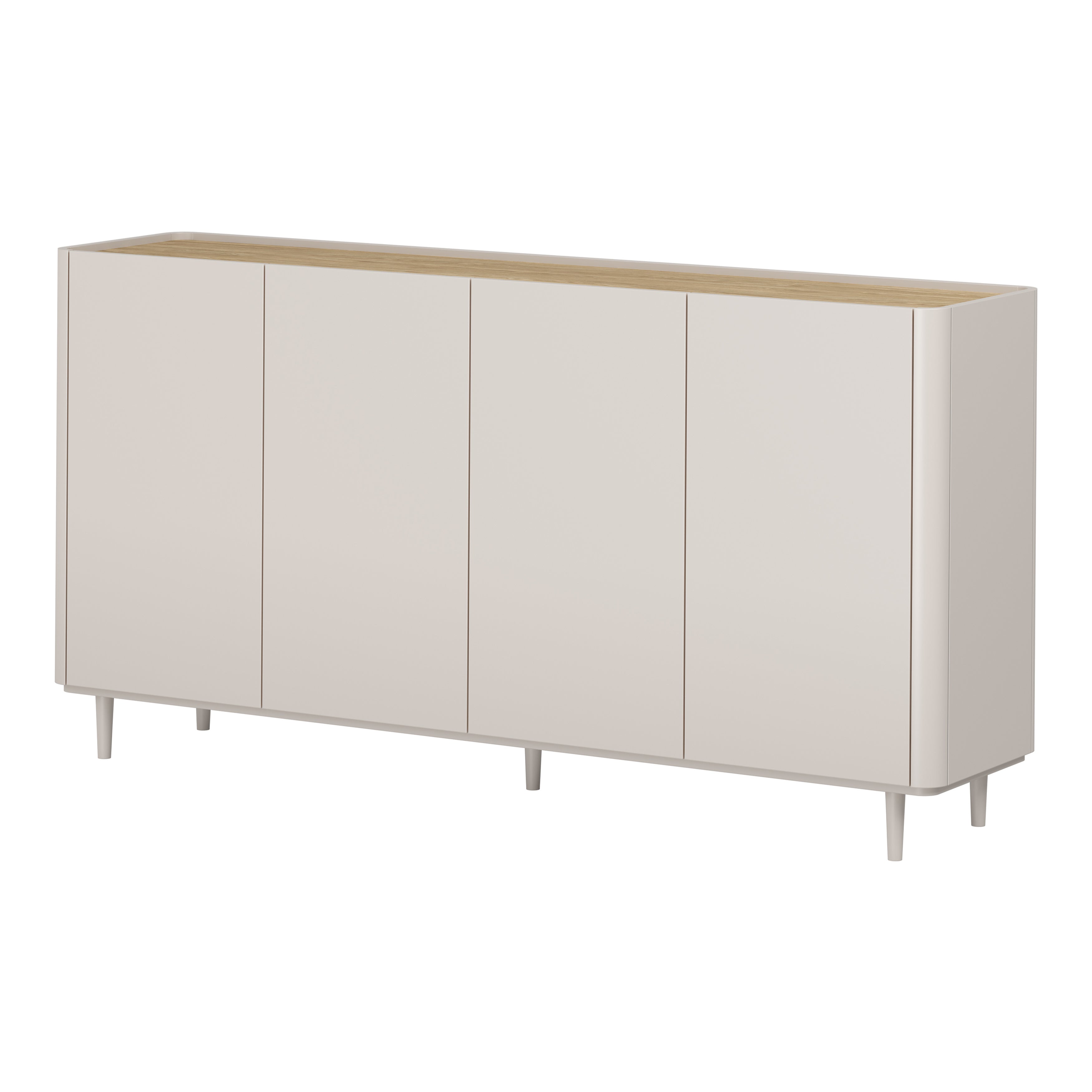 Komoda Elivo 200cm, Material: MDF, melaminska plošča