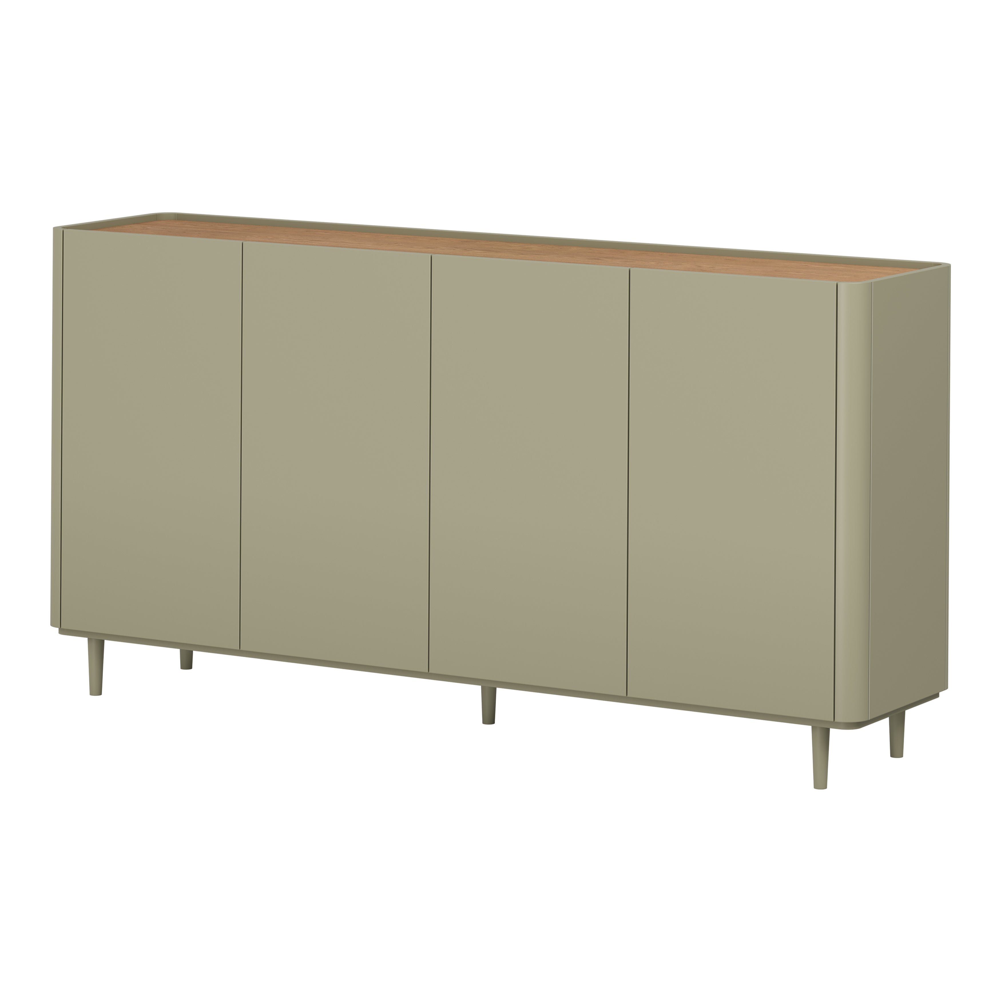 Komoda Elivo 200cm, Material: MDF, melaminska plošča