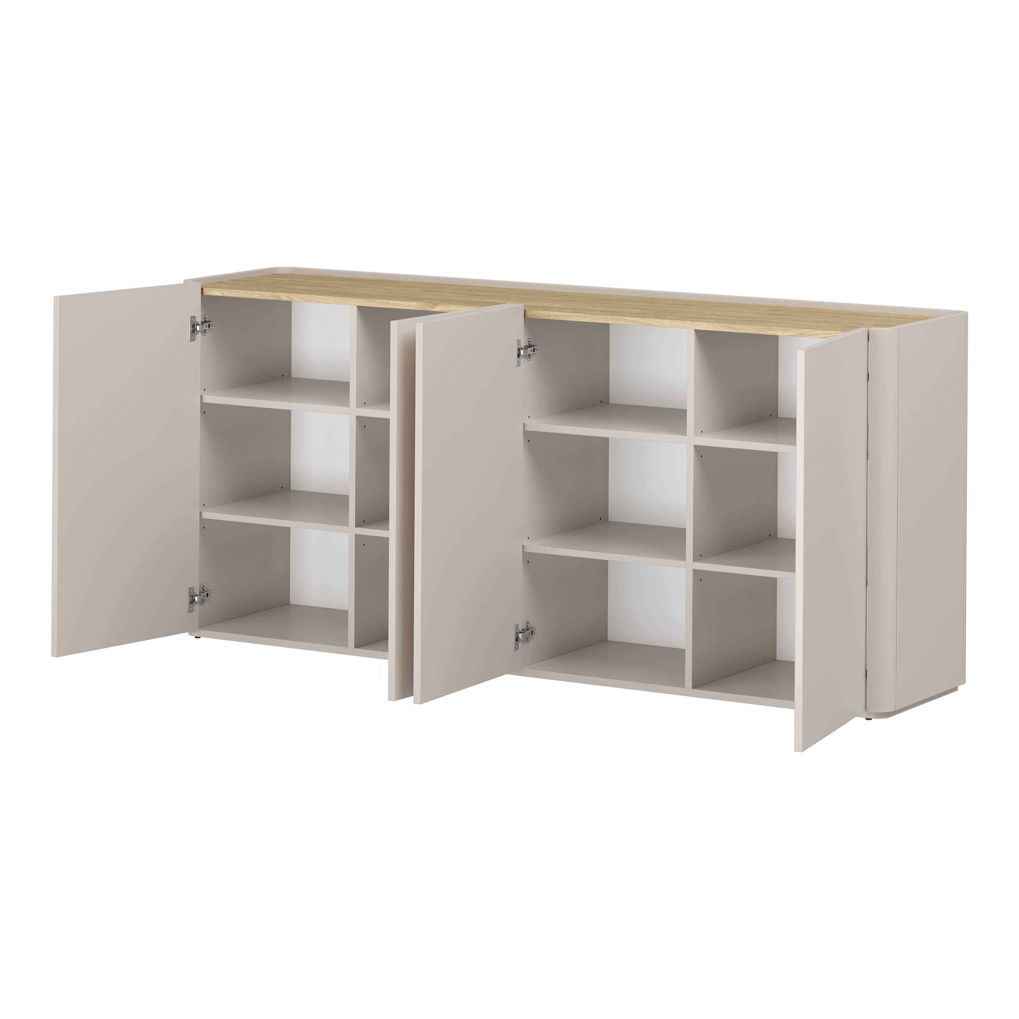 Komoda Elivo 200cm, Material: MDF, melaminska plošča