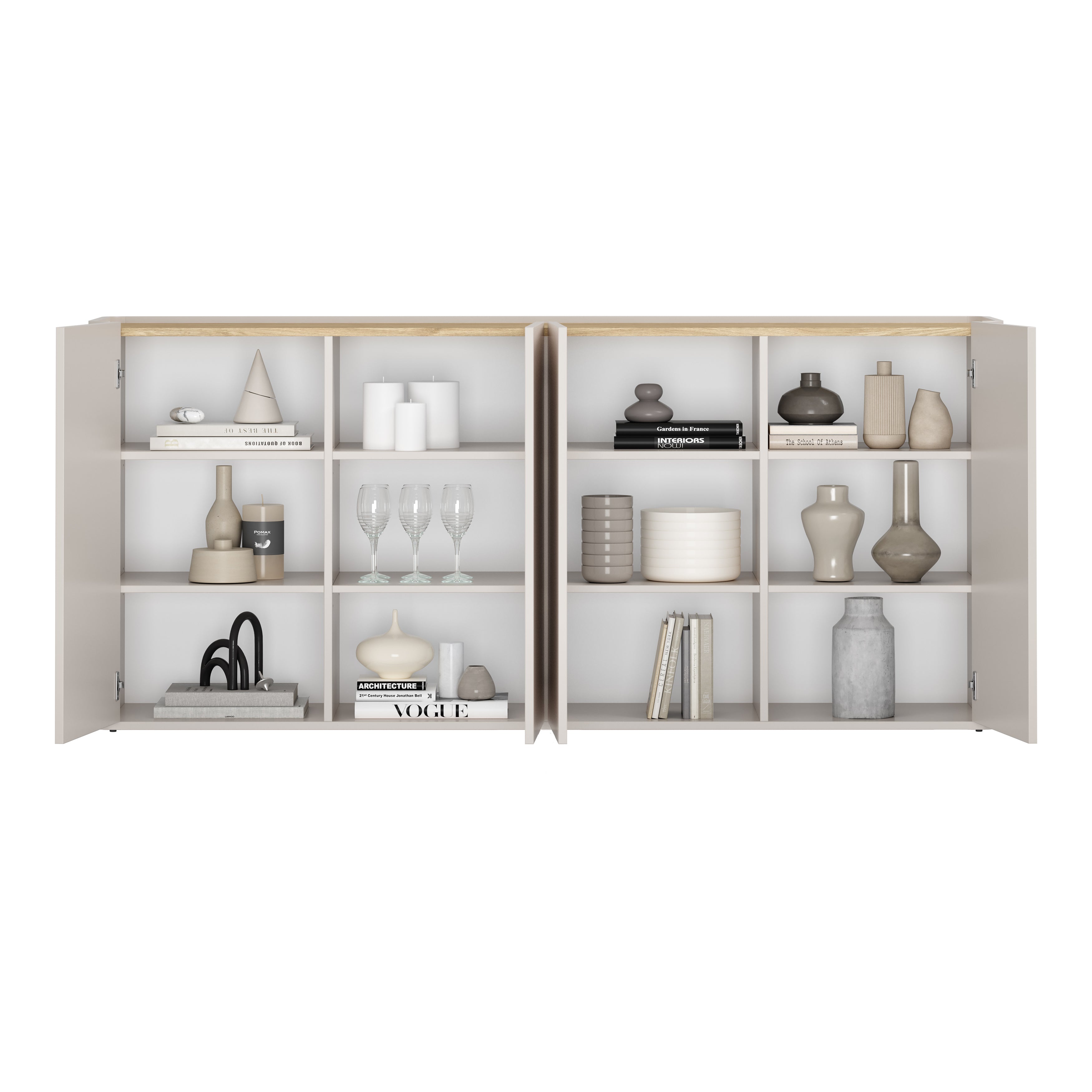 Komoda Elivo 200cm, Material: MDF, melaminska plošča