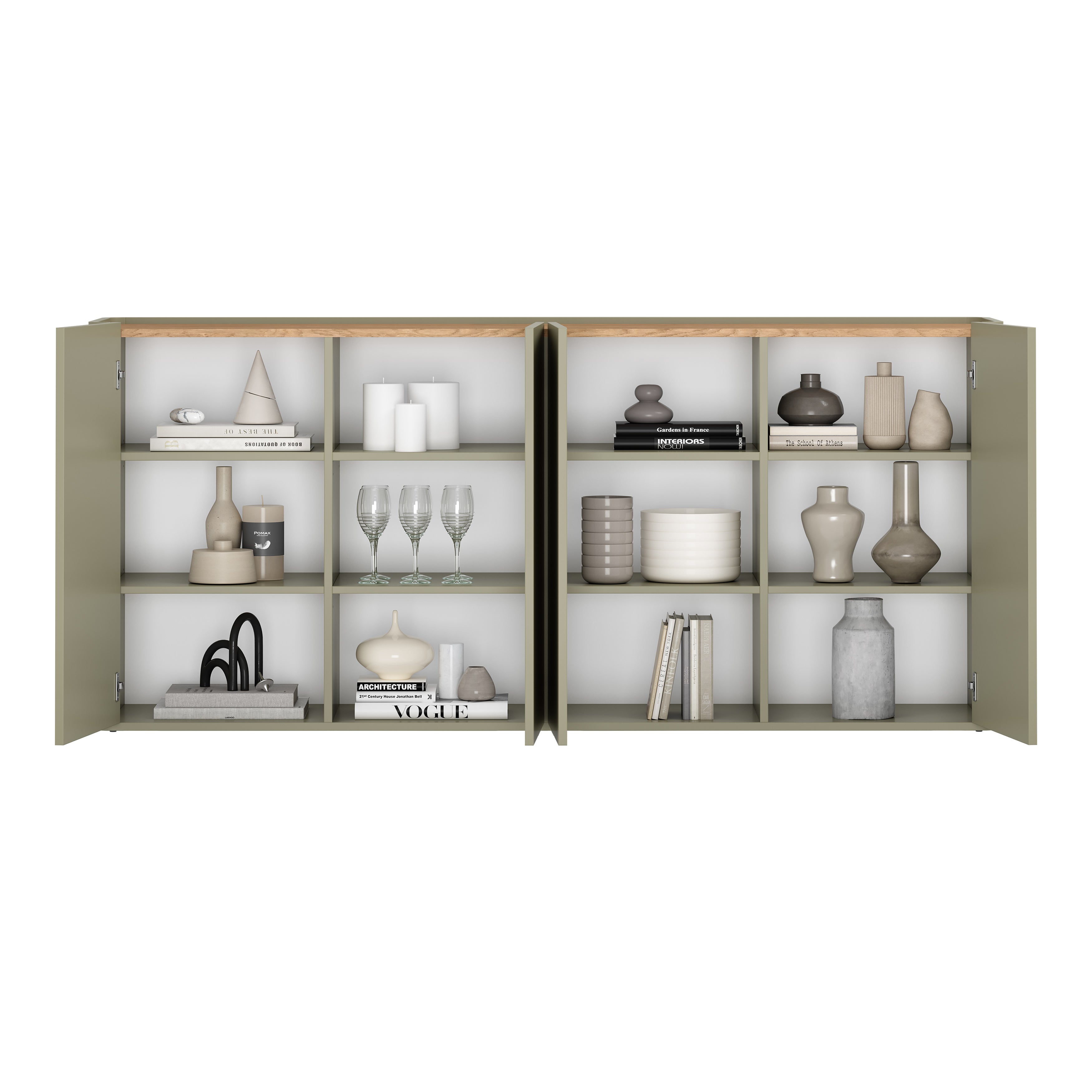 Komoda Elivo 200cm, Material: MDF, melaminska plošča