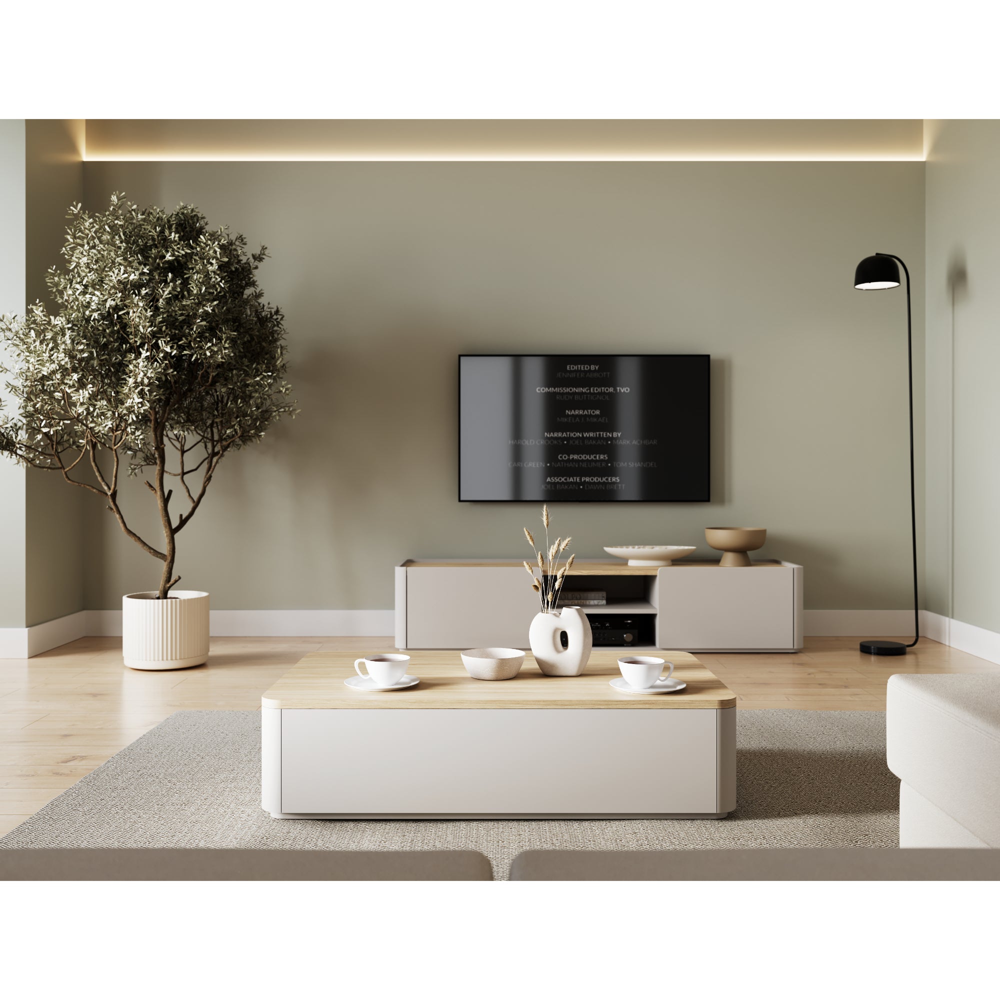 Klub mizica Elivo 100x60cm, Material: MDF, melaminska plošča