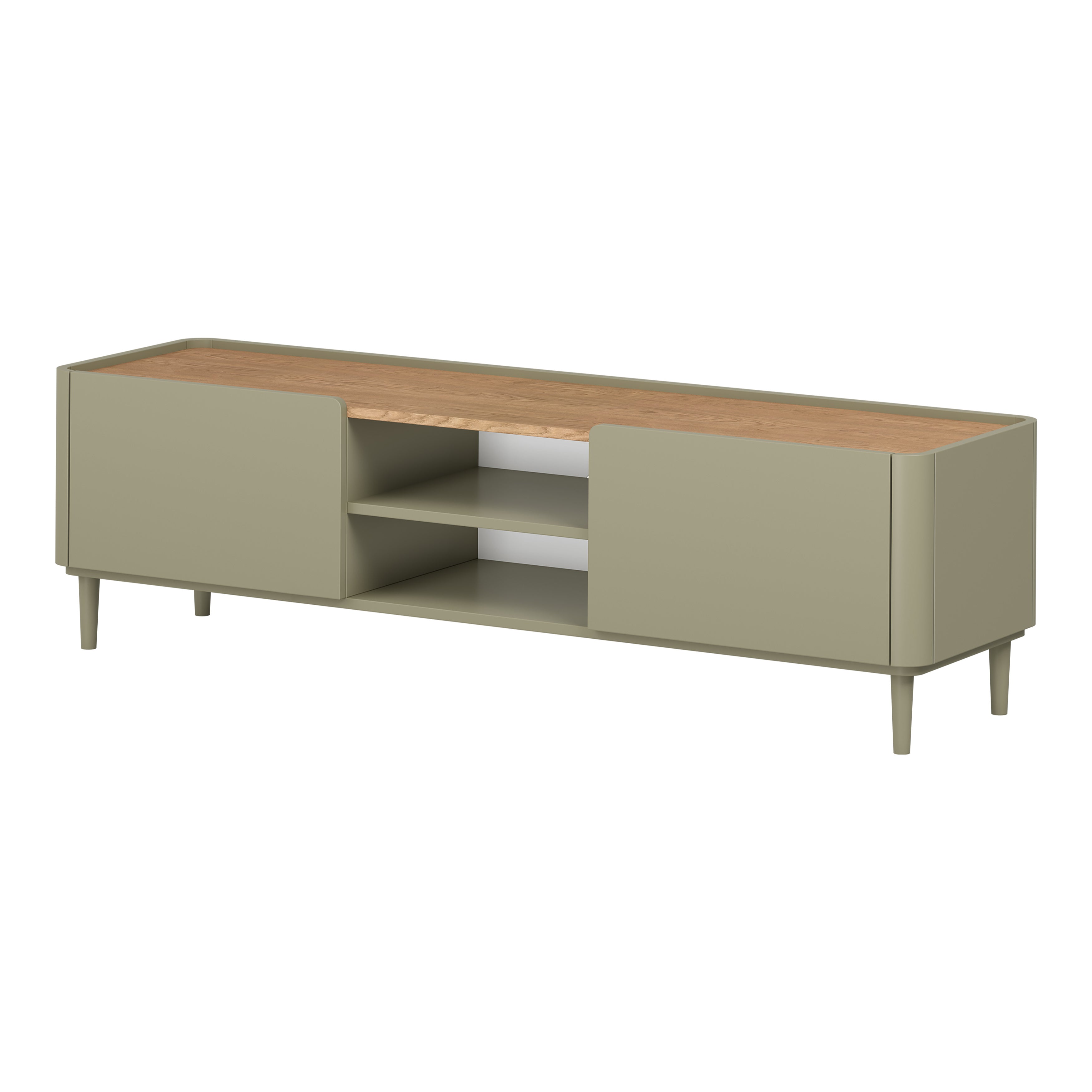TV komoda Elivo 170cm, material: MDF, melaminska plošča