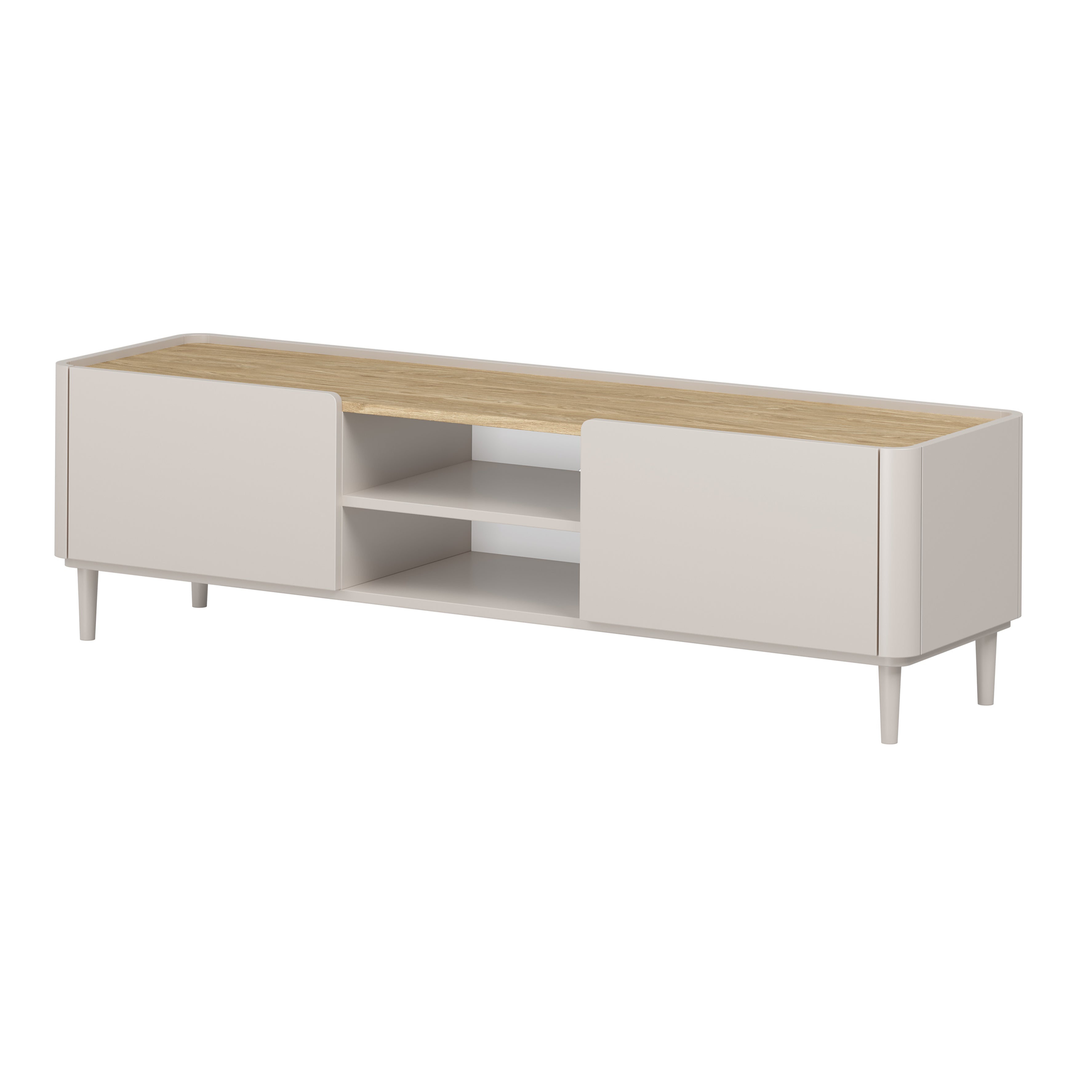 TV komoda Elivo 170cm, material: MDF, melaminska plošča