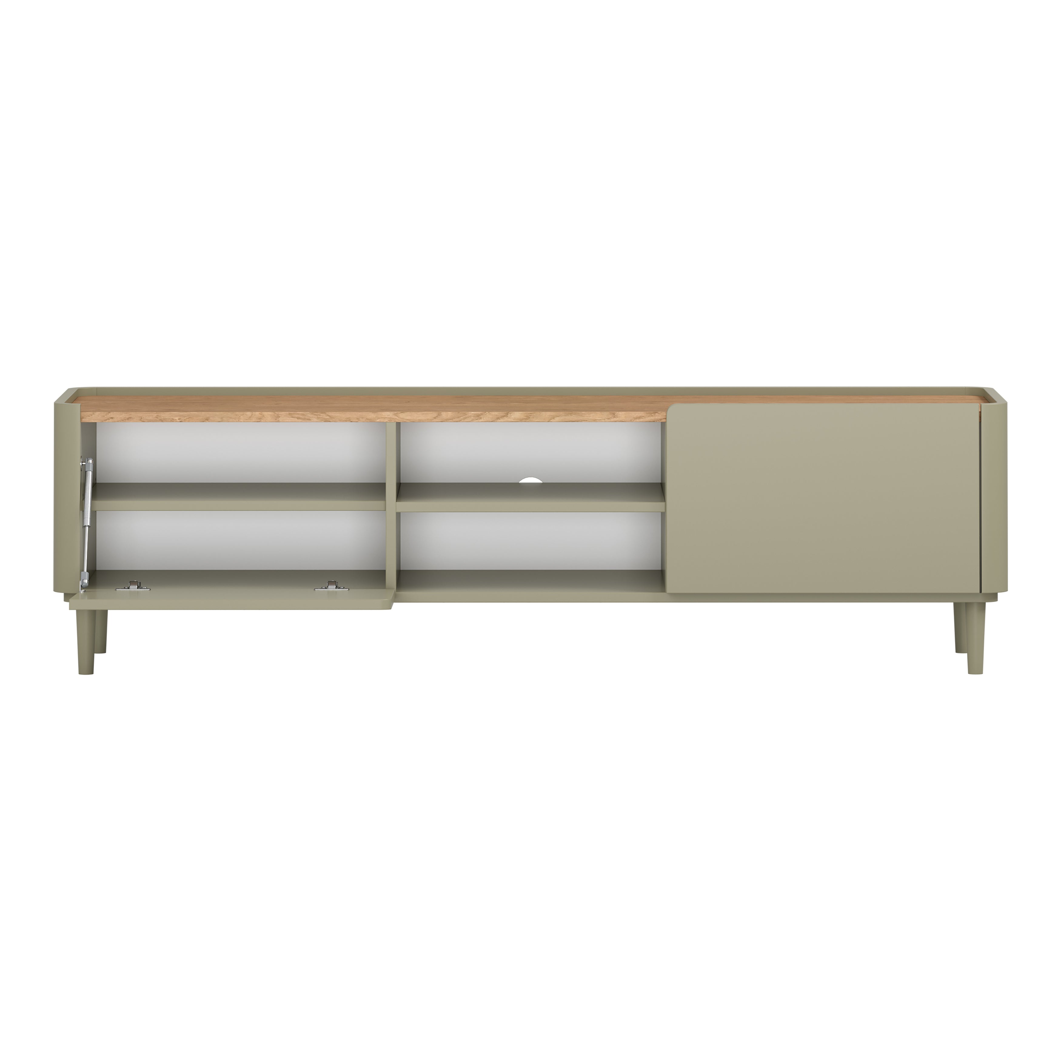 TV komoda Elivo 170cm, material: MDF, melaminska plošča