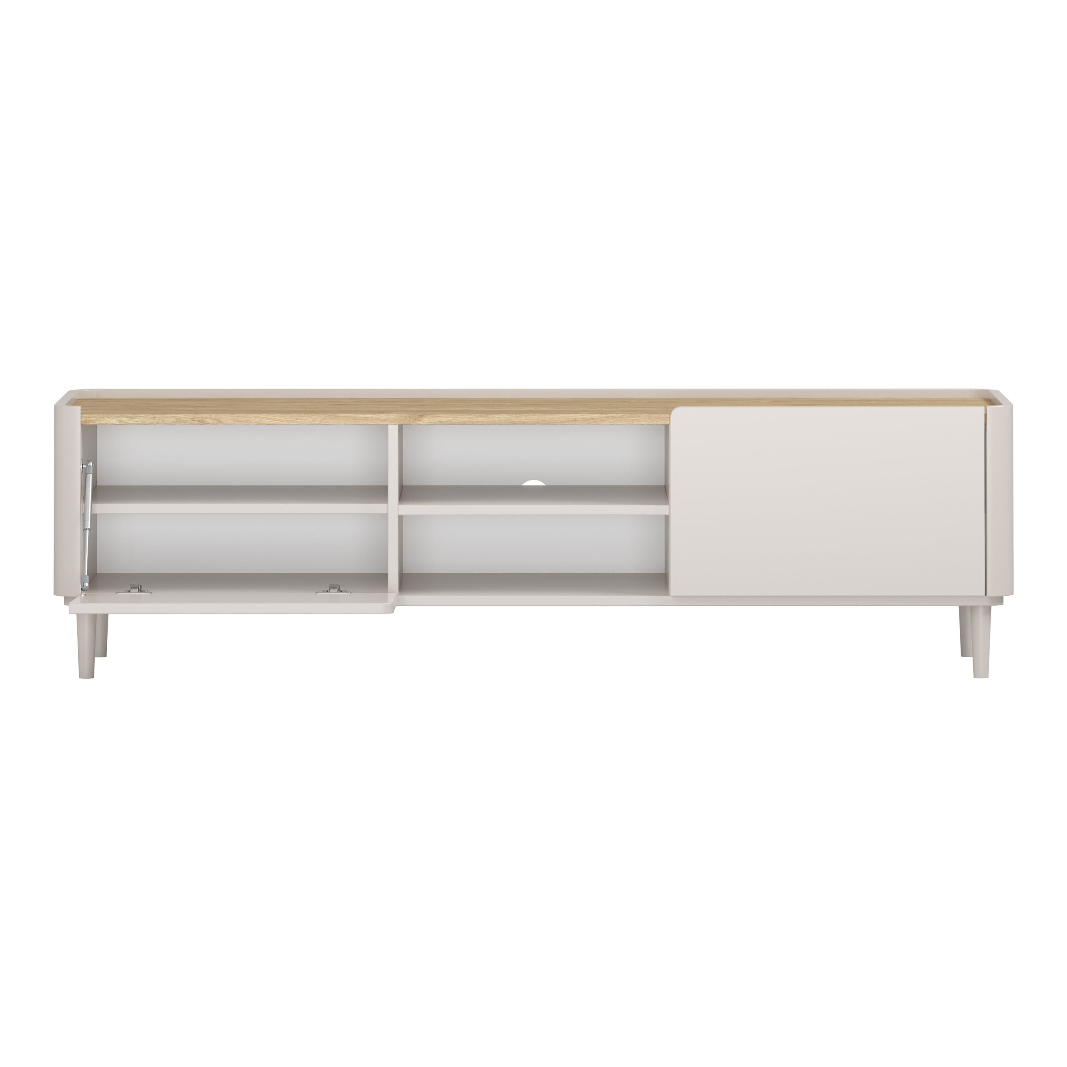 TV komoda Elivo 170cm, material: MDF, melaminska plošča