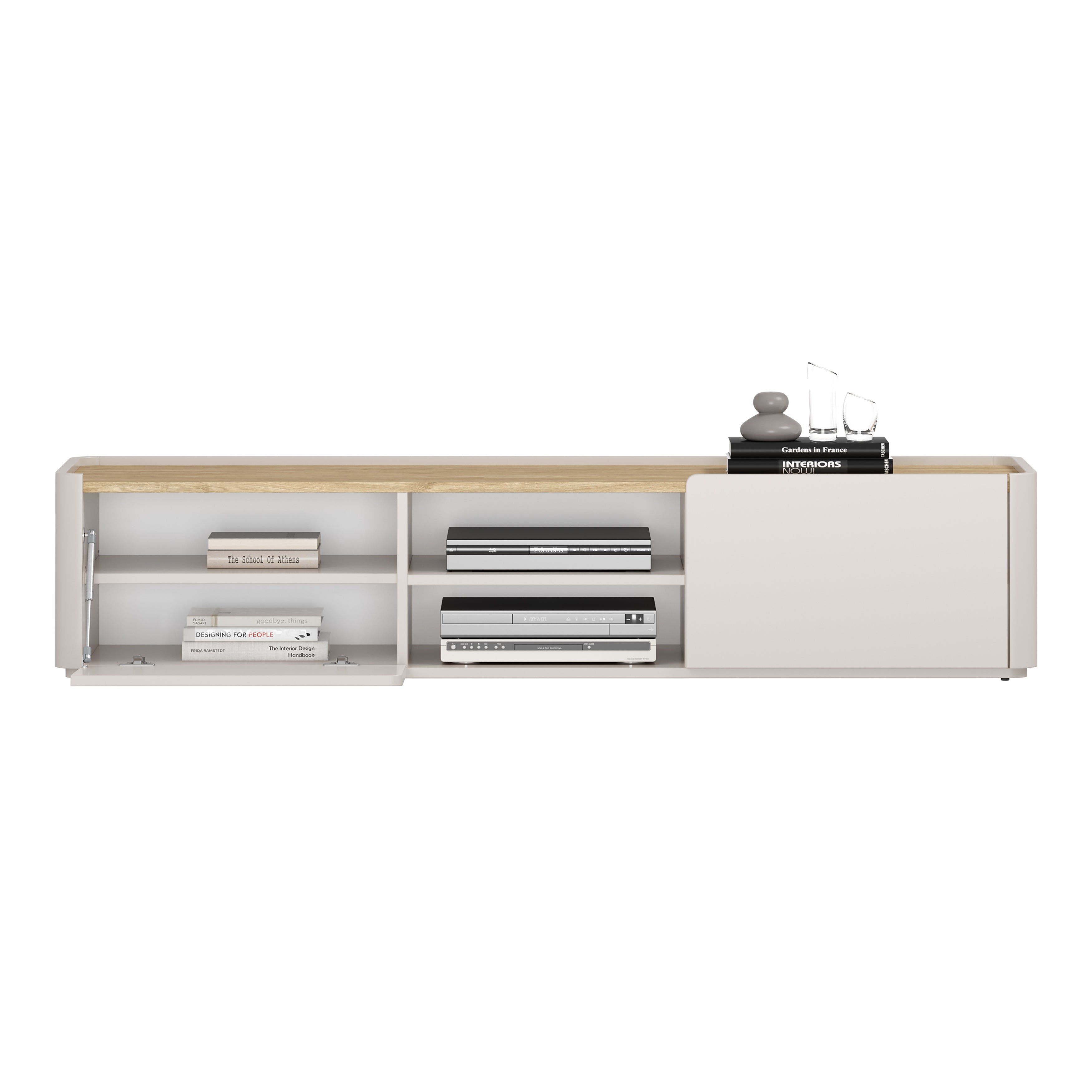 TV komoda Elivo 170cm, material: MDF, melaminska plošča