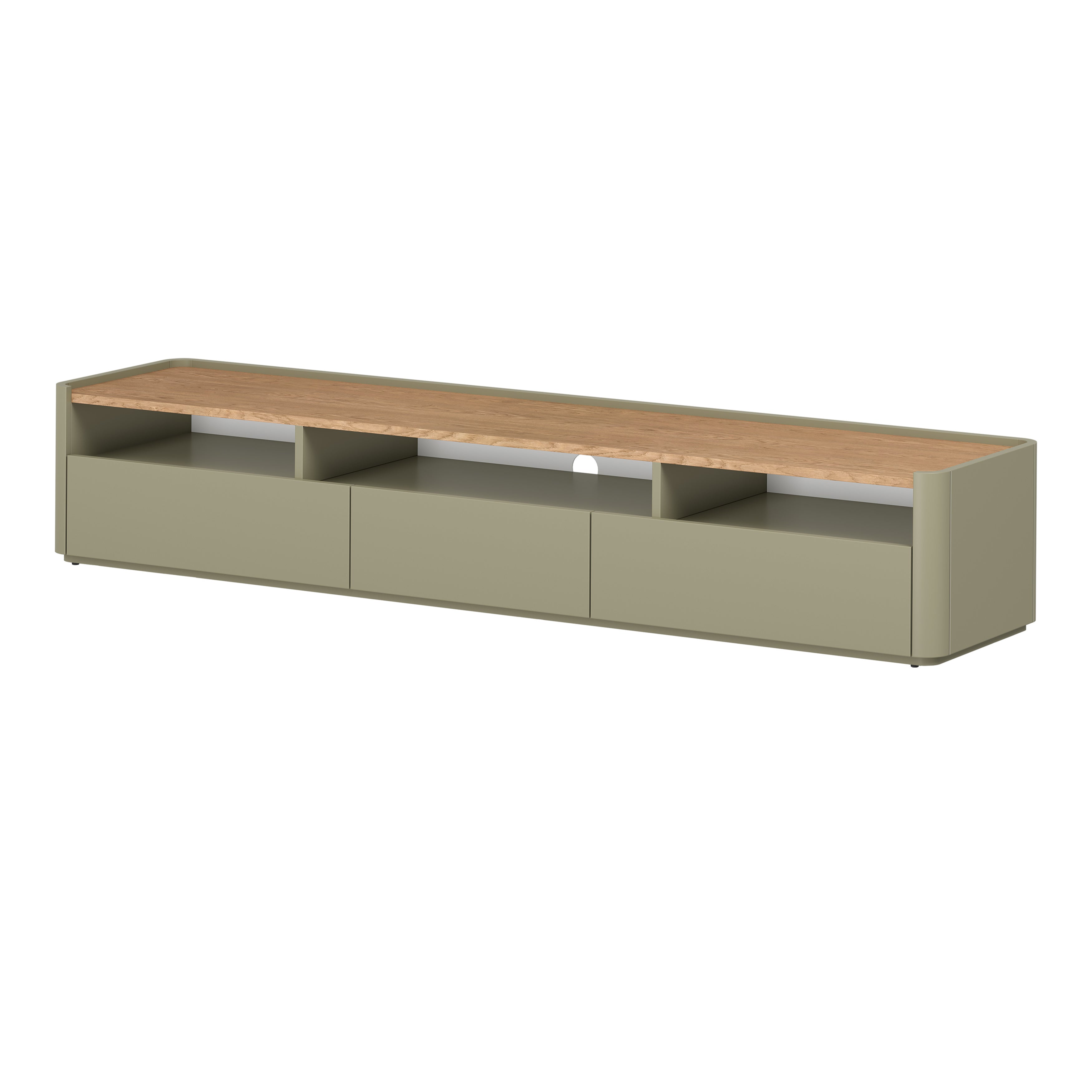 TV komoda Elivo 200cm, material: MDF, melaminska plošča