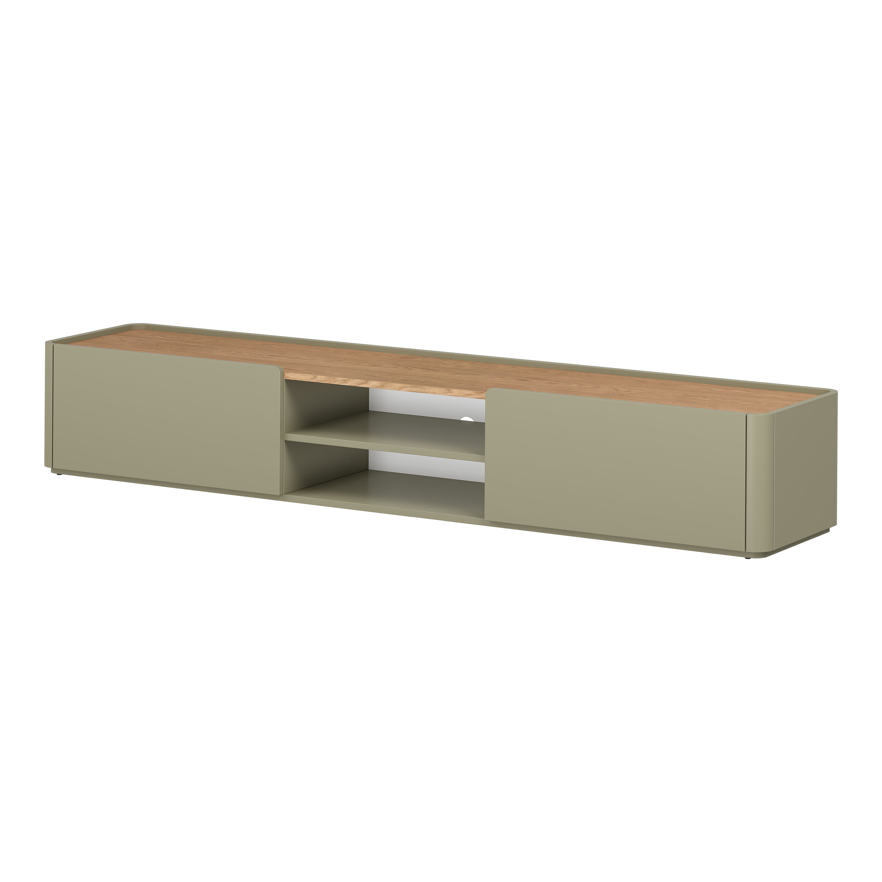 TV komoda Elivo 220cm, material: MDF, melaminska plošča