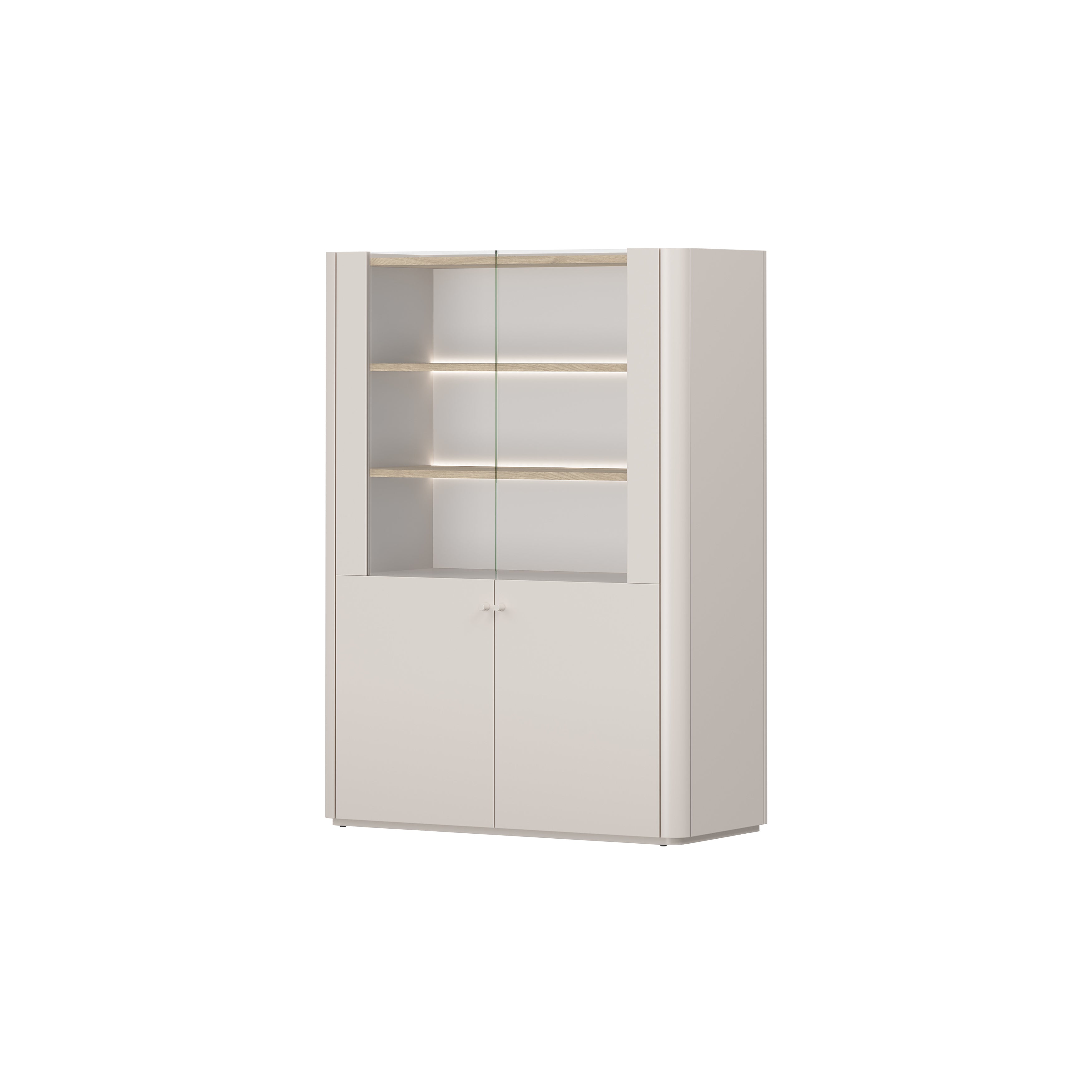 Vitrina Elivo 100cm, Material: MDF, melaminska plošča