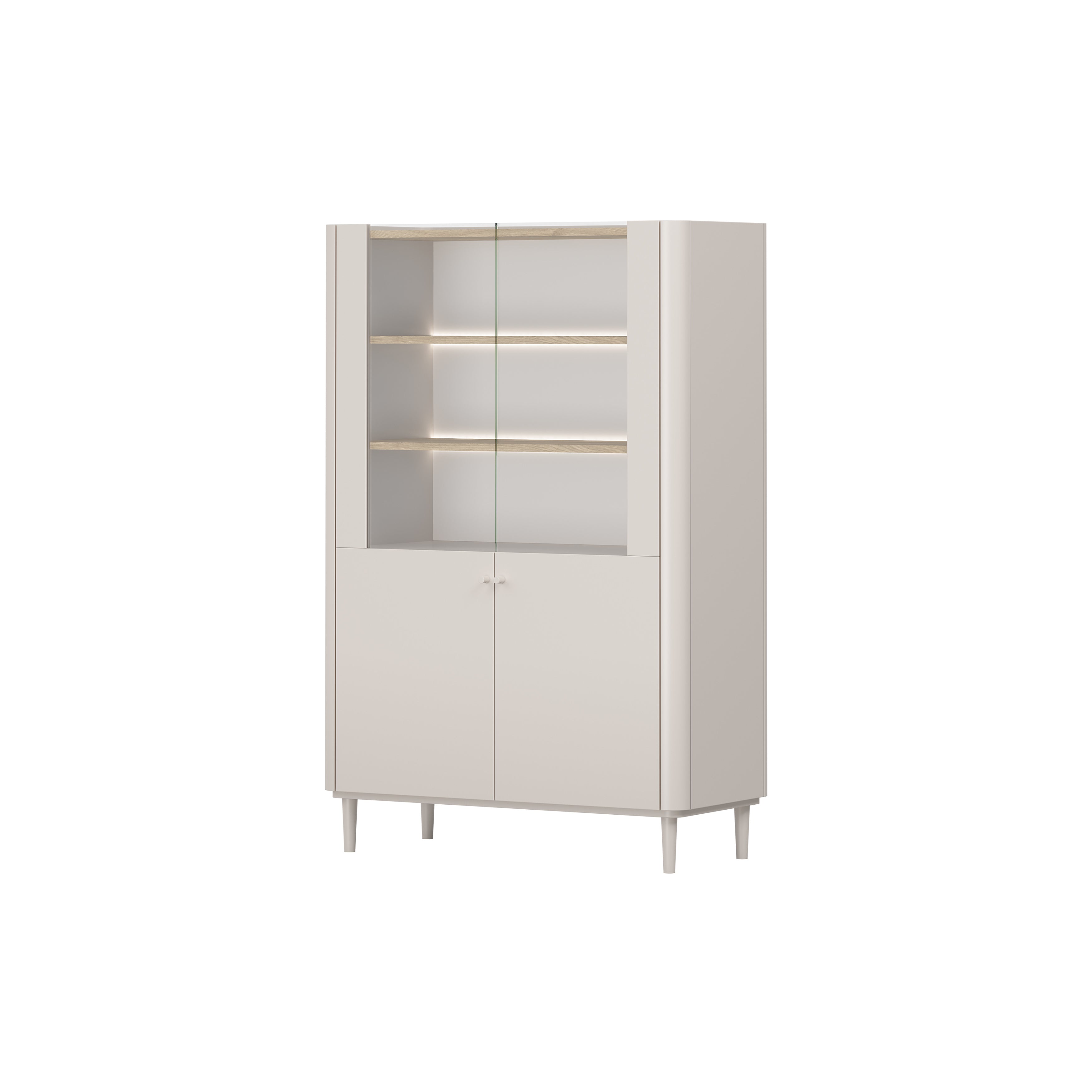 Vitrina Elivo 100cm, Material: MDF, melaminska plošča