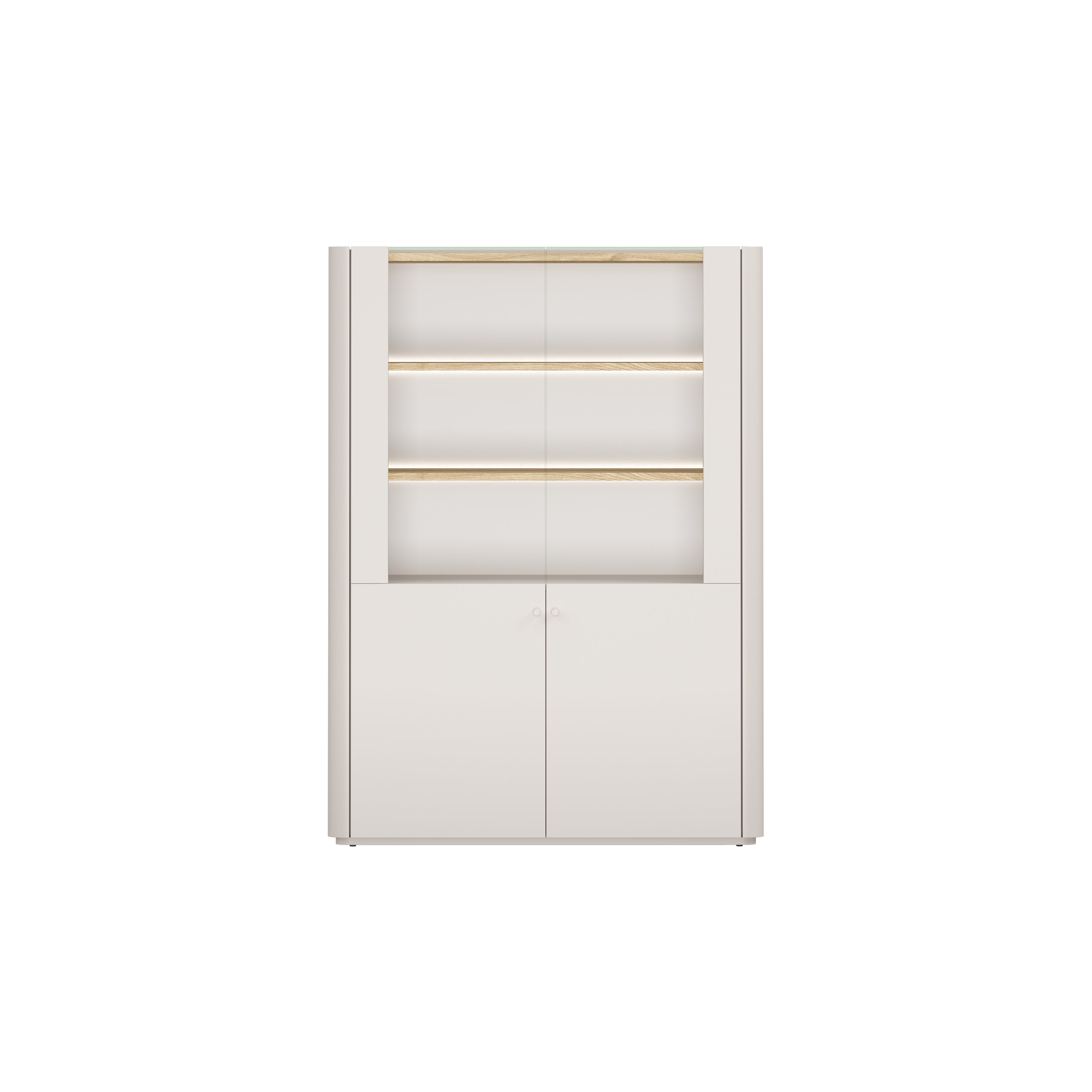 Vitrina Elivo 100cm, Material: MDF, melaminska plošča