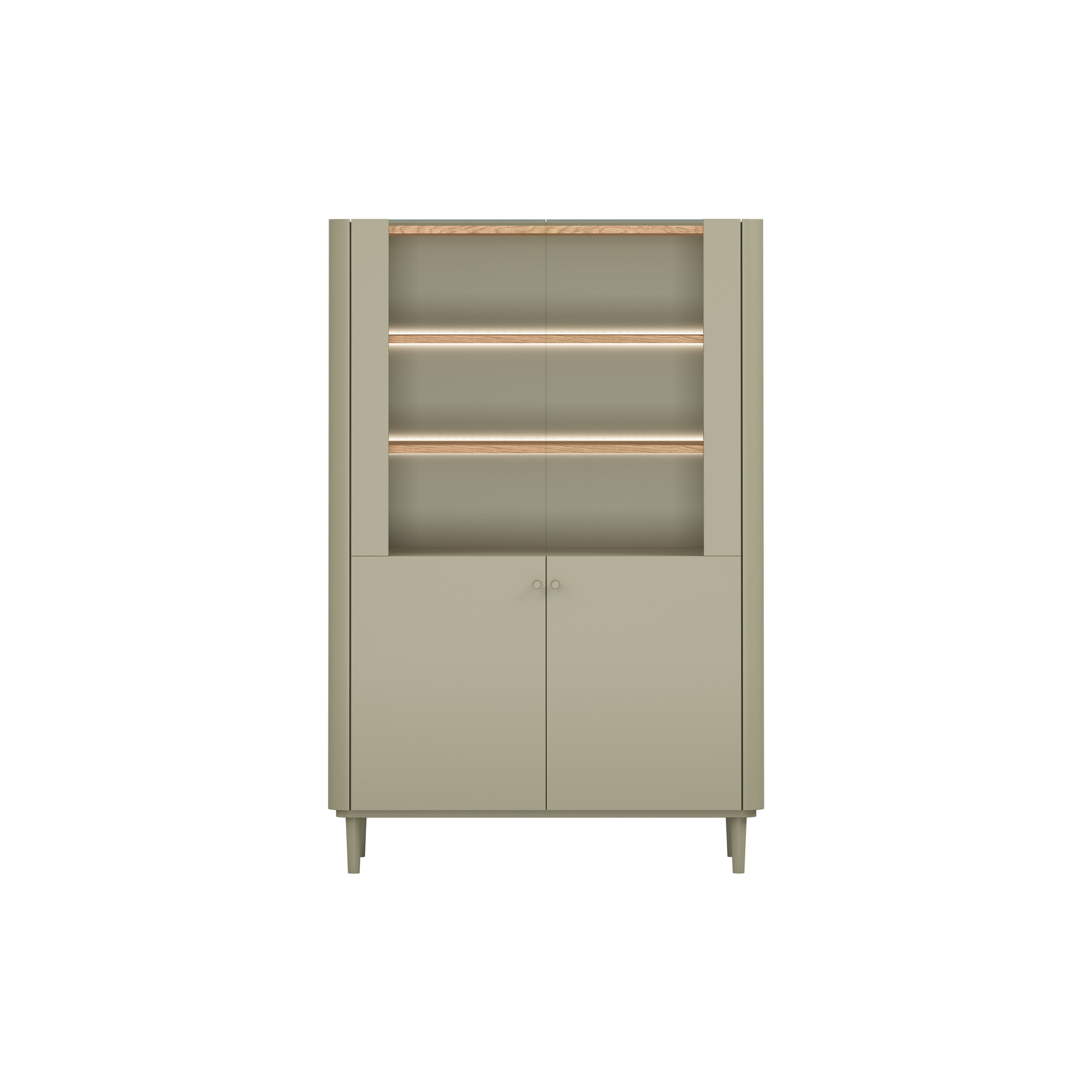 Vitrina Elivo 100cm, Material: MDF, melaminska plošča